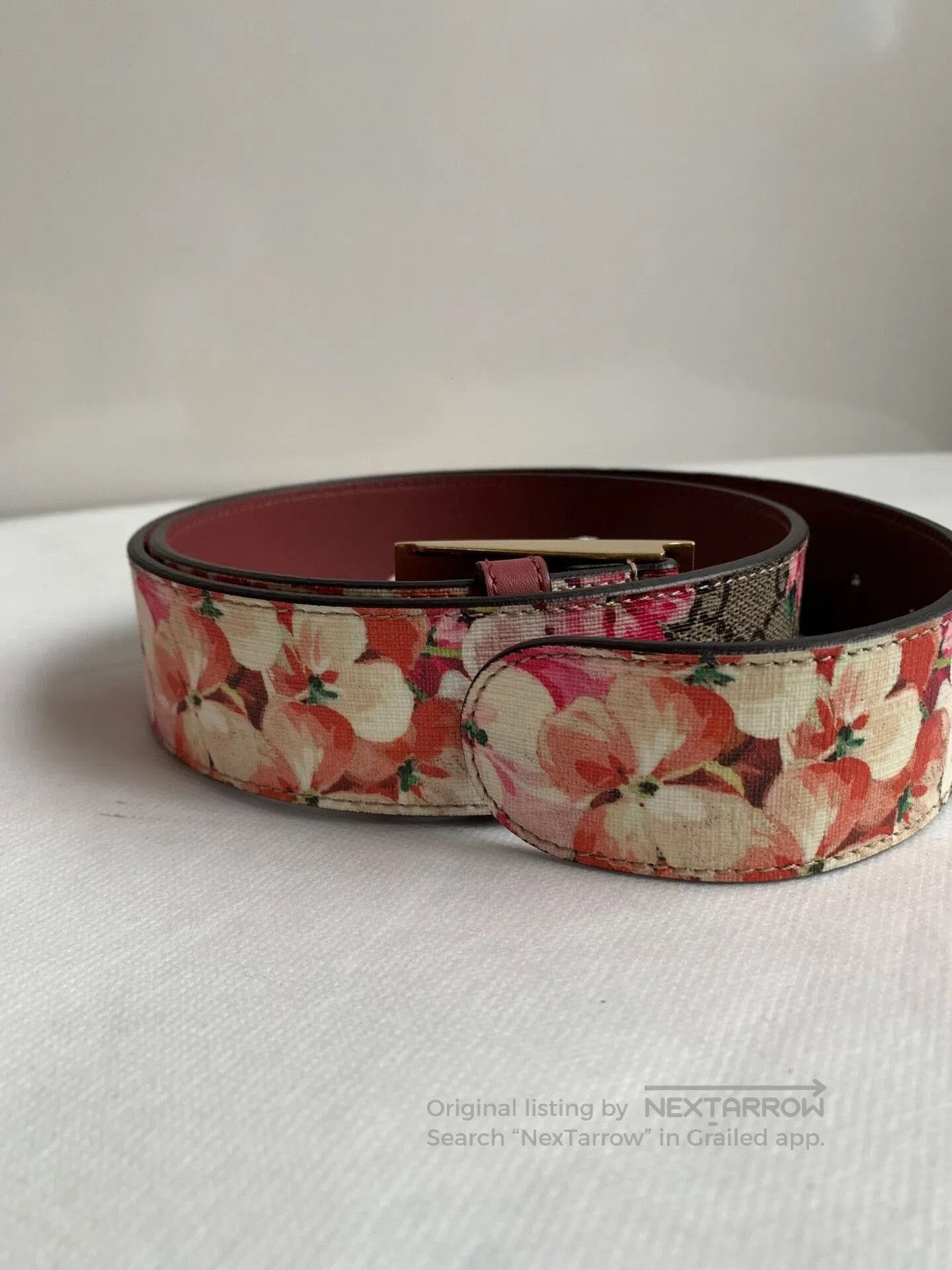 Gucci Gucci Tiger Head Floral Belt. Size ONE SIZE - 7 Thumbnail