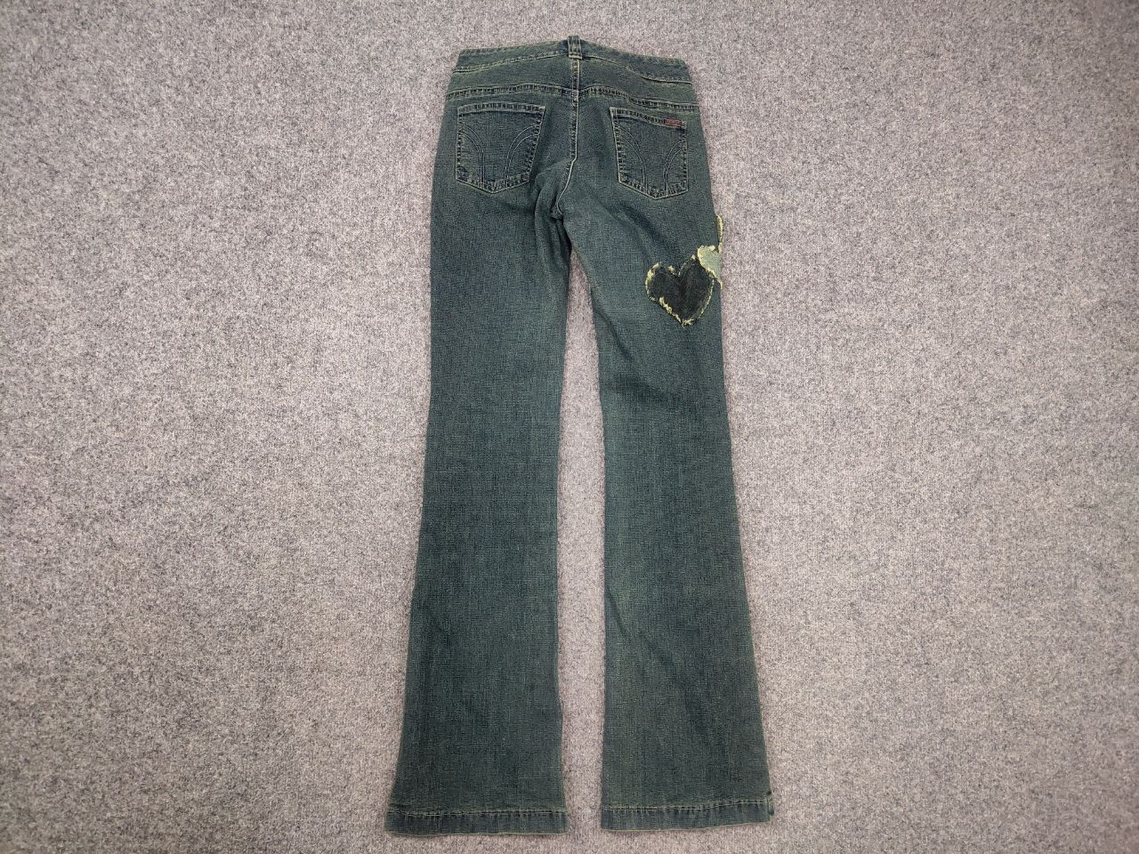 If Six Was Nine Vintage Y2K hysteric glamour Japan low-rise jeans Flared LGB Size 26" / US 2 / IT 38 - 10 Thumbnail