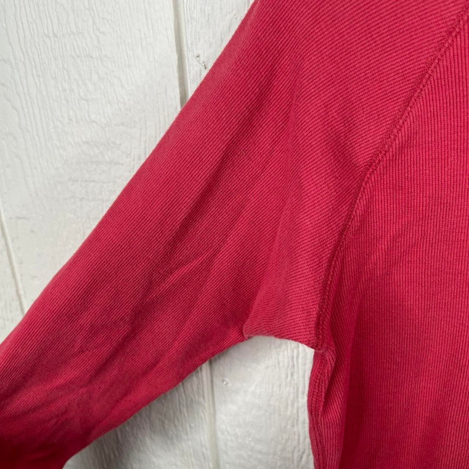 American Eagle Outfitters Y2K American Eagle Outfitters Red Long Sleeve Tee Large Size L / US 10 / IT 46 - 5 Thumbnail