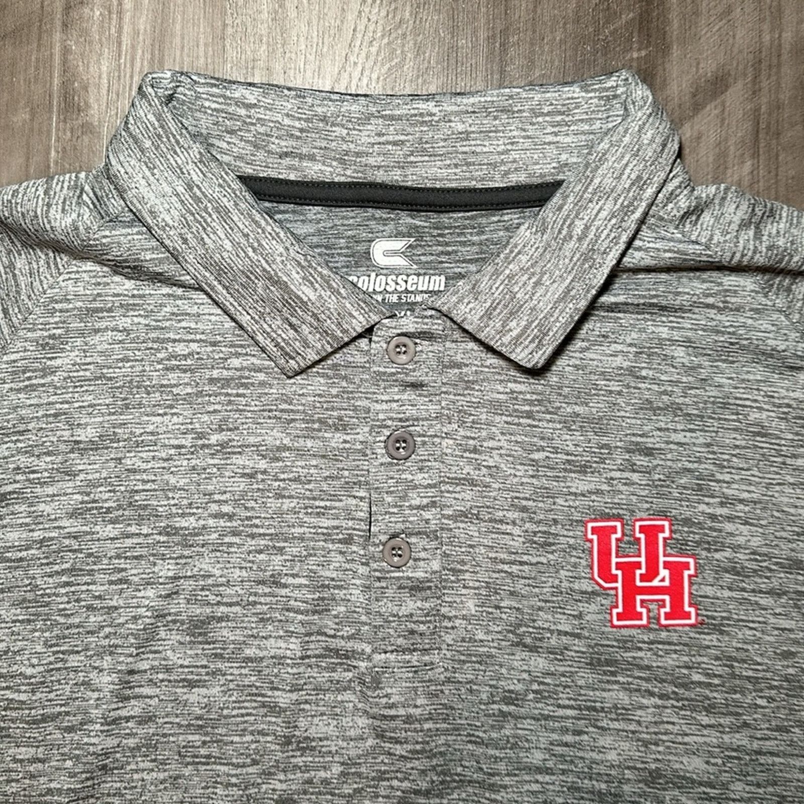 Colosseum Athletics Houston Cougars Colosseum Polo - 2XL Size US XXL / EU 58 / 5 - 5 Thumbnail