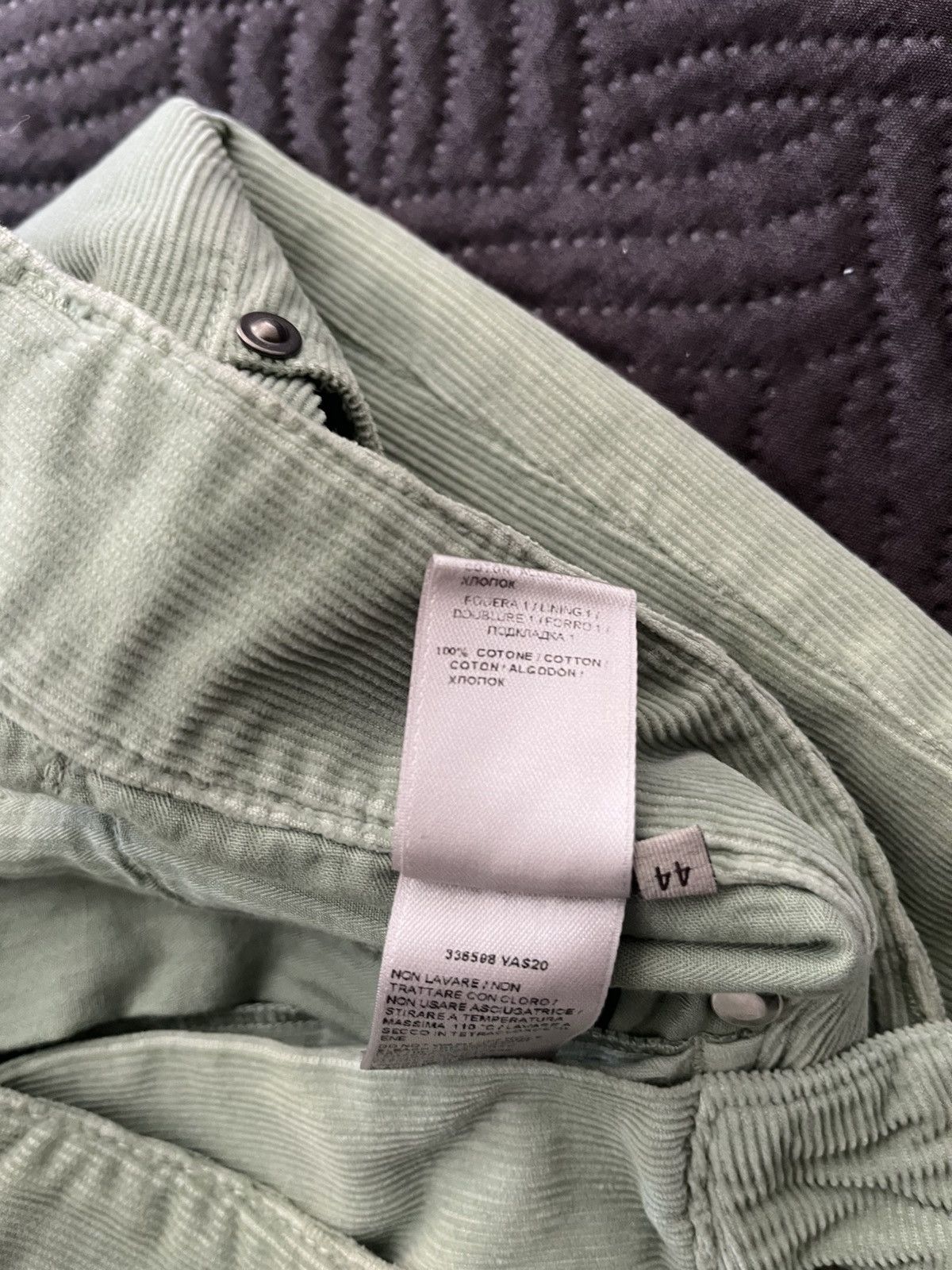 Bottega Veneta Bottega Veneta Pistachio Green Corduroy Size 26" / US 2 / IT 38 - 12 Thumbnail
