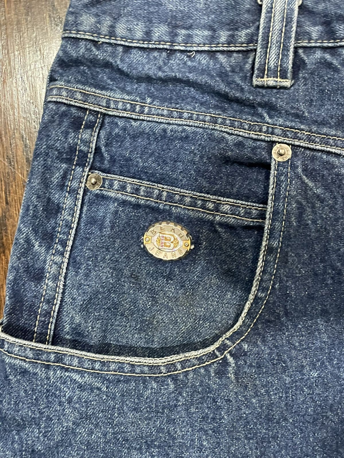 Other Embroidered 90s Bear Denim Jeans Size US 38 / EU 54 - 4 Thumbnail