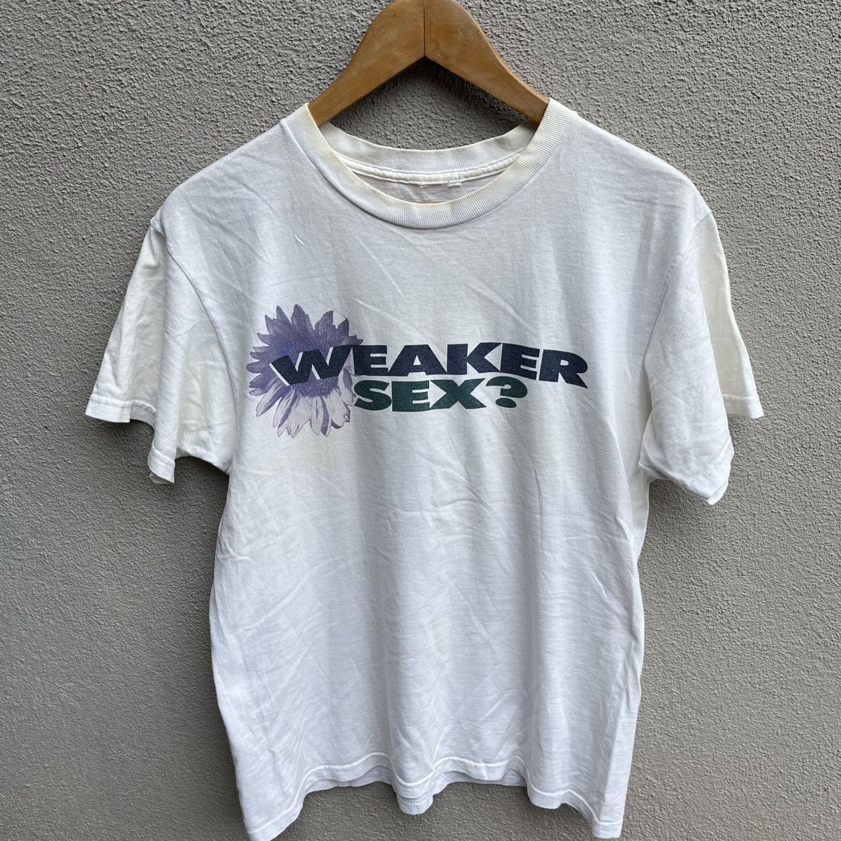 Nike Vintage NIKE weaker sex promo tee grey tag Size US M / EU 48-50 / 2 - 2 Thumbnail