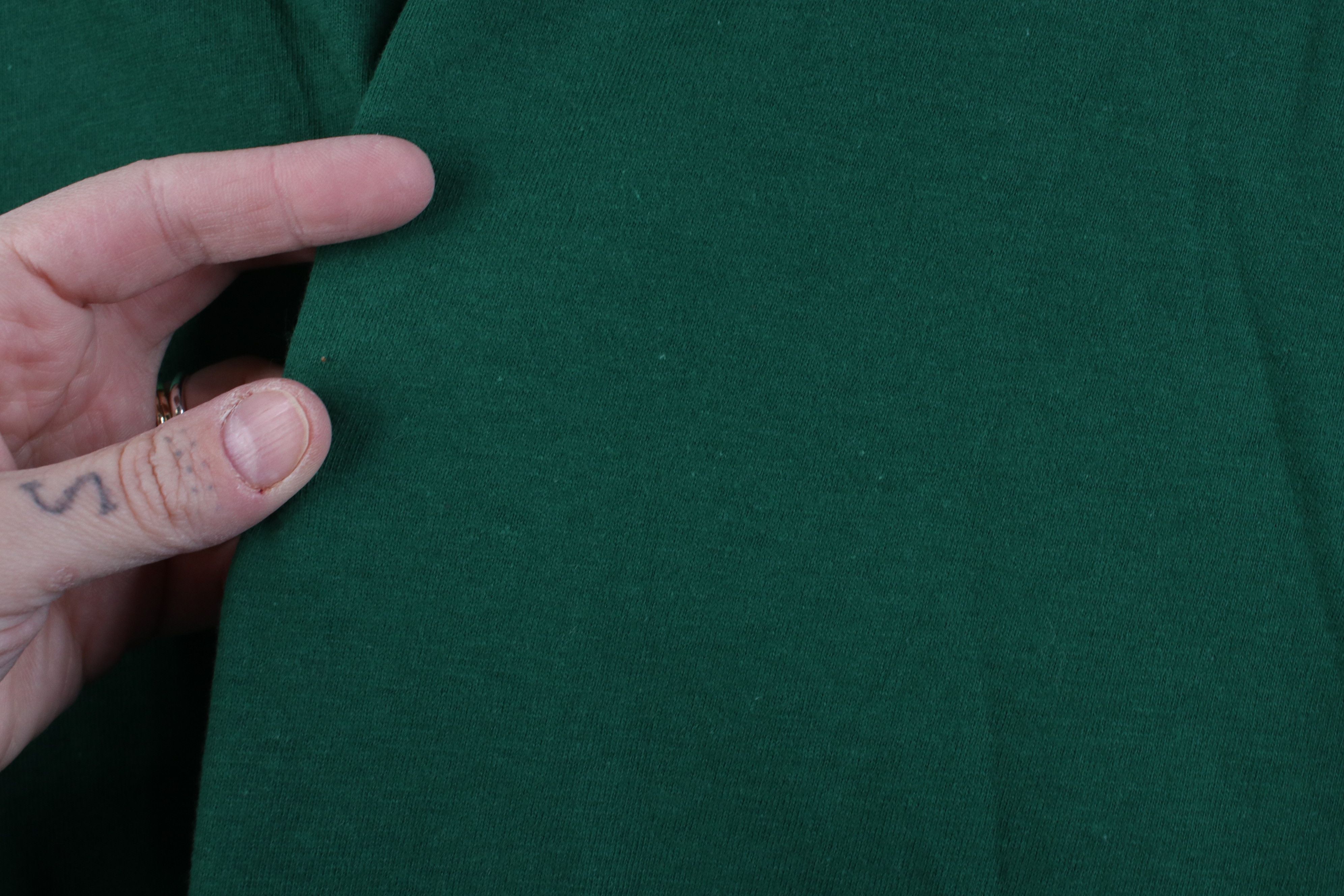Hanes Deadstock Vintage Y2K Hanes Beefy Pocket T-Shirt Green Size US XL / EU 56 / 4 - 9 Thumbnail