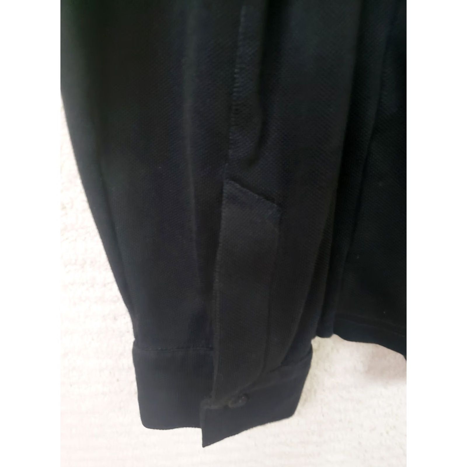 Fabletics Fabletics Shirt Mens M Black Athletic Button Up Long Sleeve Stretch Knit Embroidered Collared Size US M / EU 48-50 / 2 - 6 Thumbnail