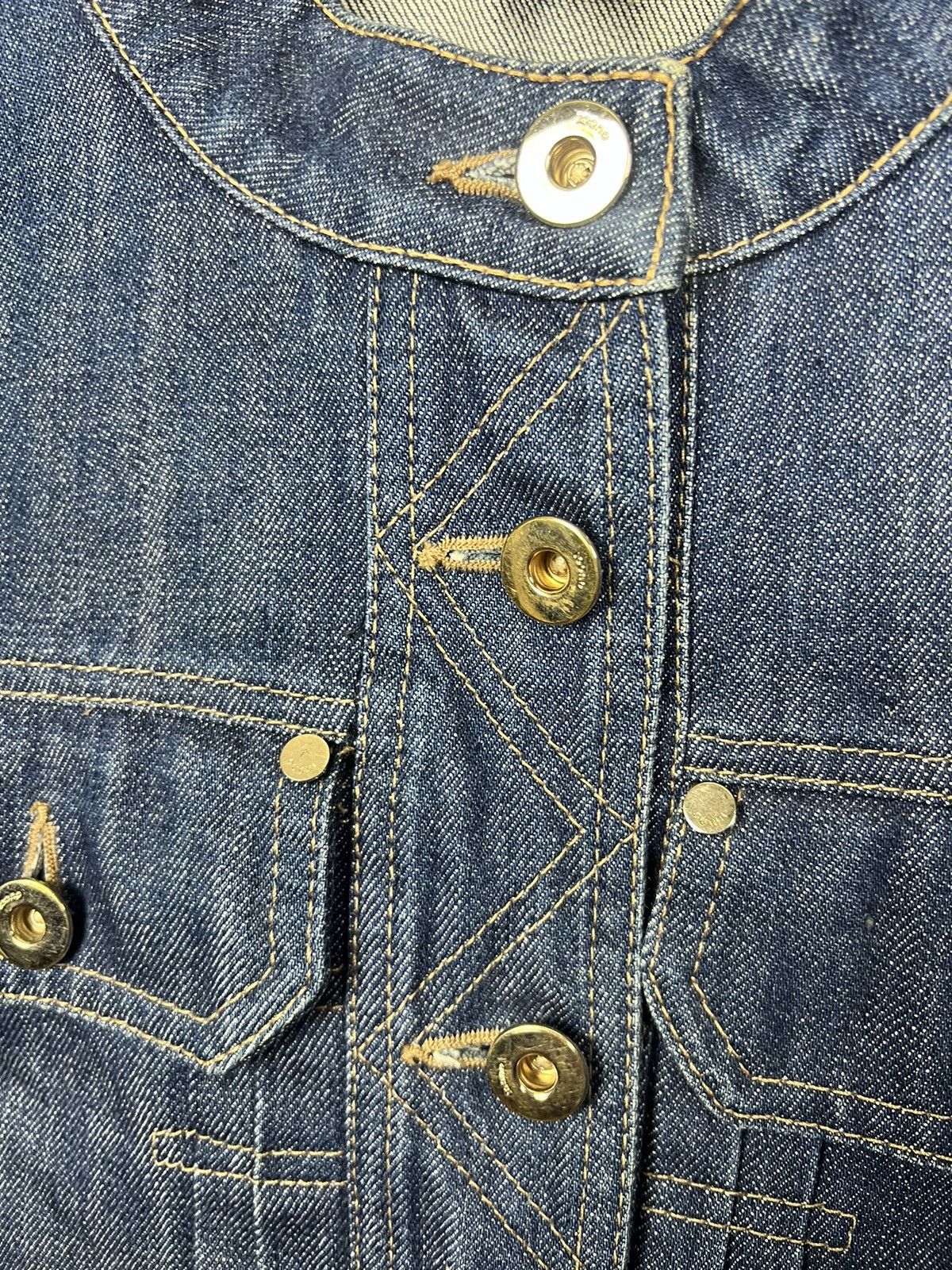 Gucci Rare Vintage Gucci Tomford Era Denim Jacket short sleeve Size XS / US 0-2 / IT 36-38 - 7 Thumbnail