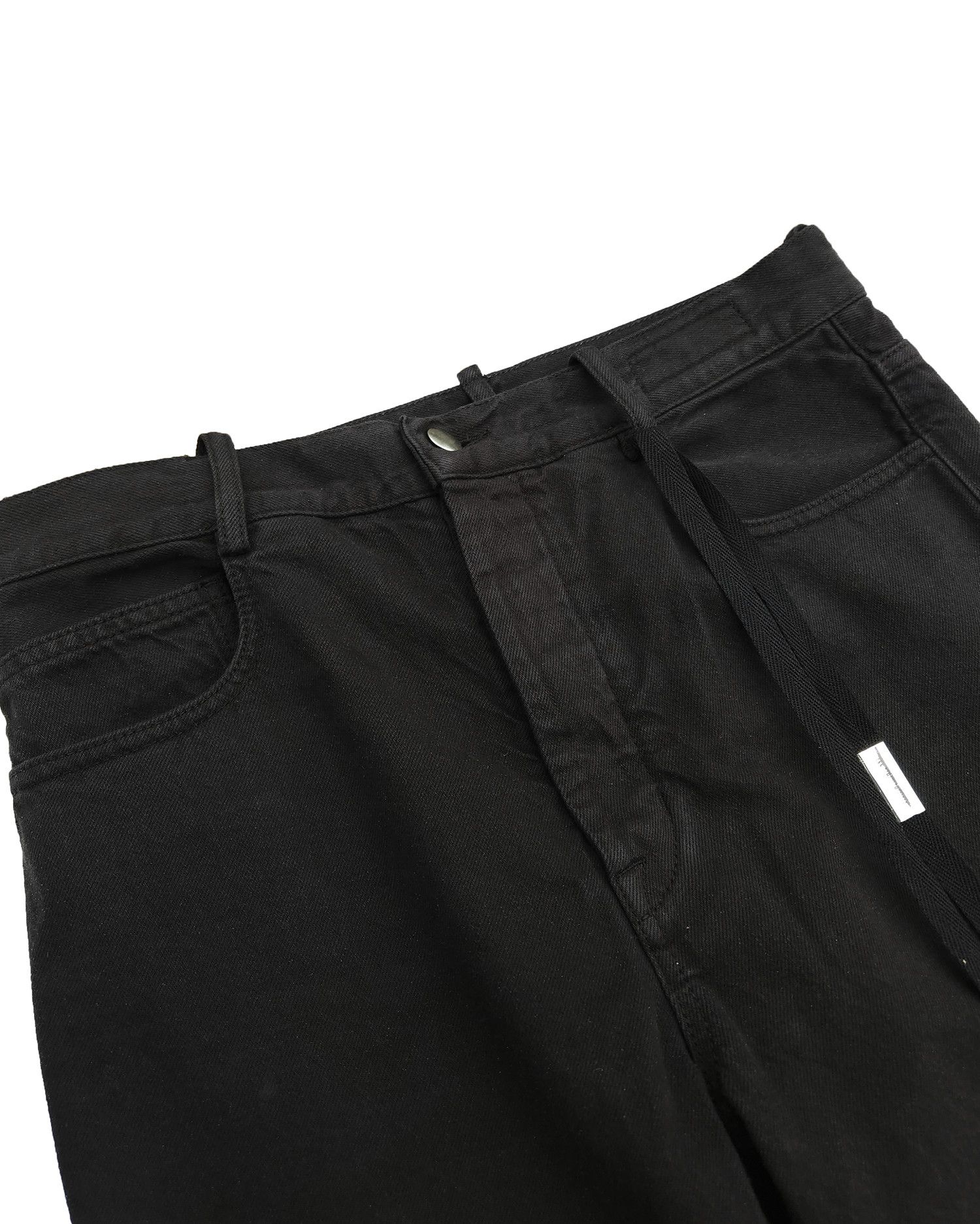 Ann Demeulemeester Ann Demeulemeester "Lou" Micro Denim Trousers Size 32" / US 10 / IT 46 - 2 Thumbnail