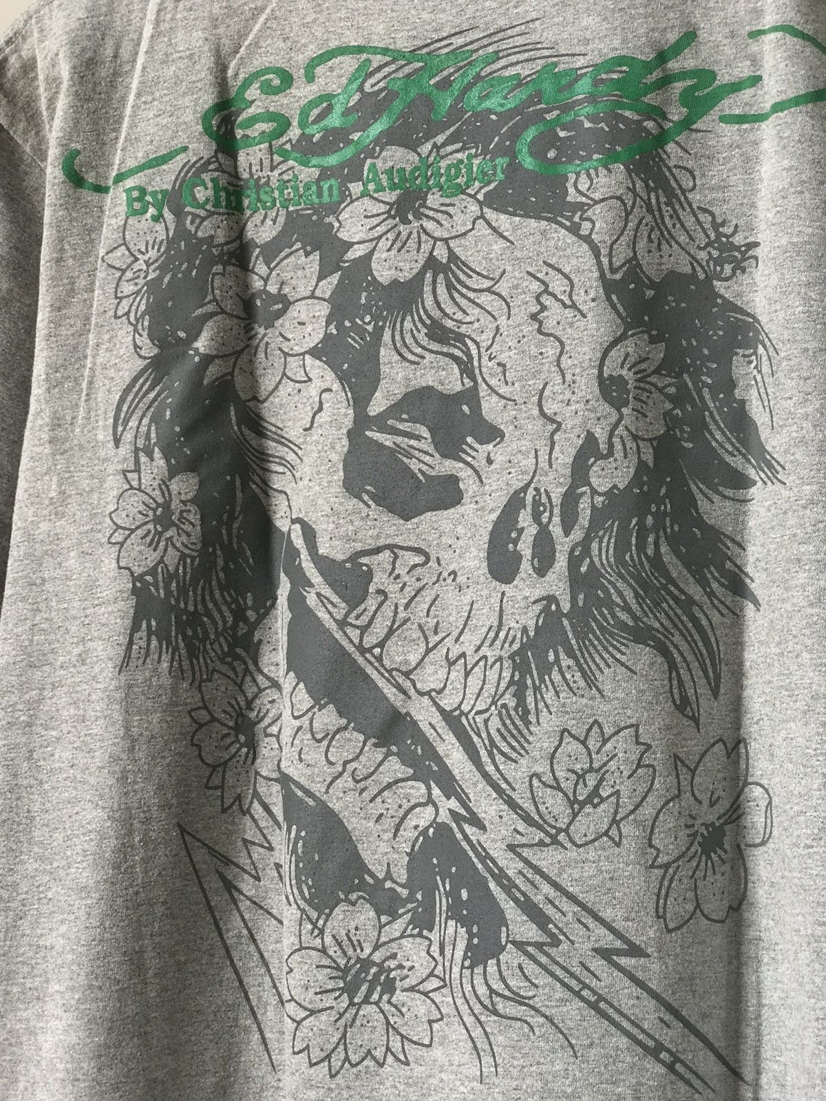 Ed Hardy × Japanese Brand × Vintage Y2K Ed Hardy Japanese Streetwear Style Graphic Print shirt Size US L / EU 52-54 / 3 - 7 Thumbnail