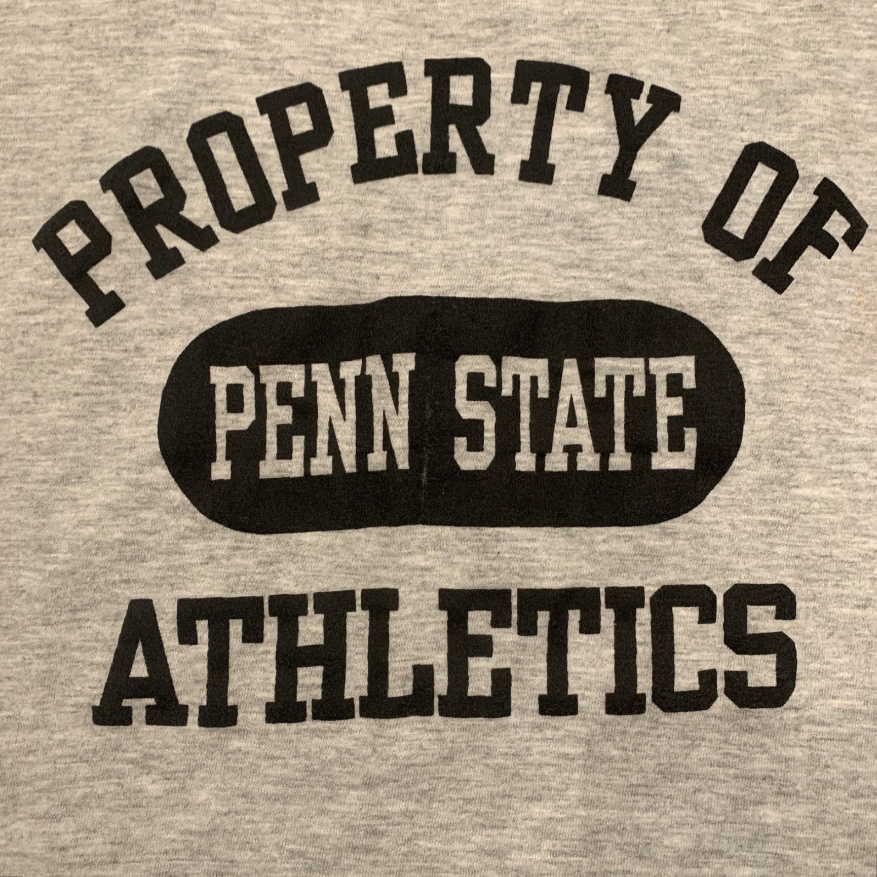 Penn VINTAGE Property of Penn State Athletics Tank Top Size XL Gray Single Stitch Men T-Shirt XL Size US XL / EU 56 / 4 - 2 Thumbnail