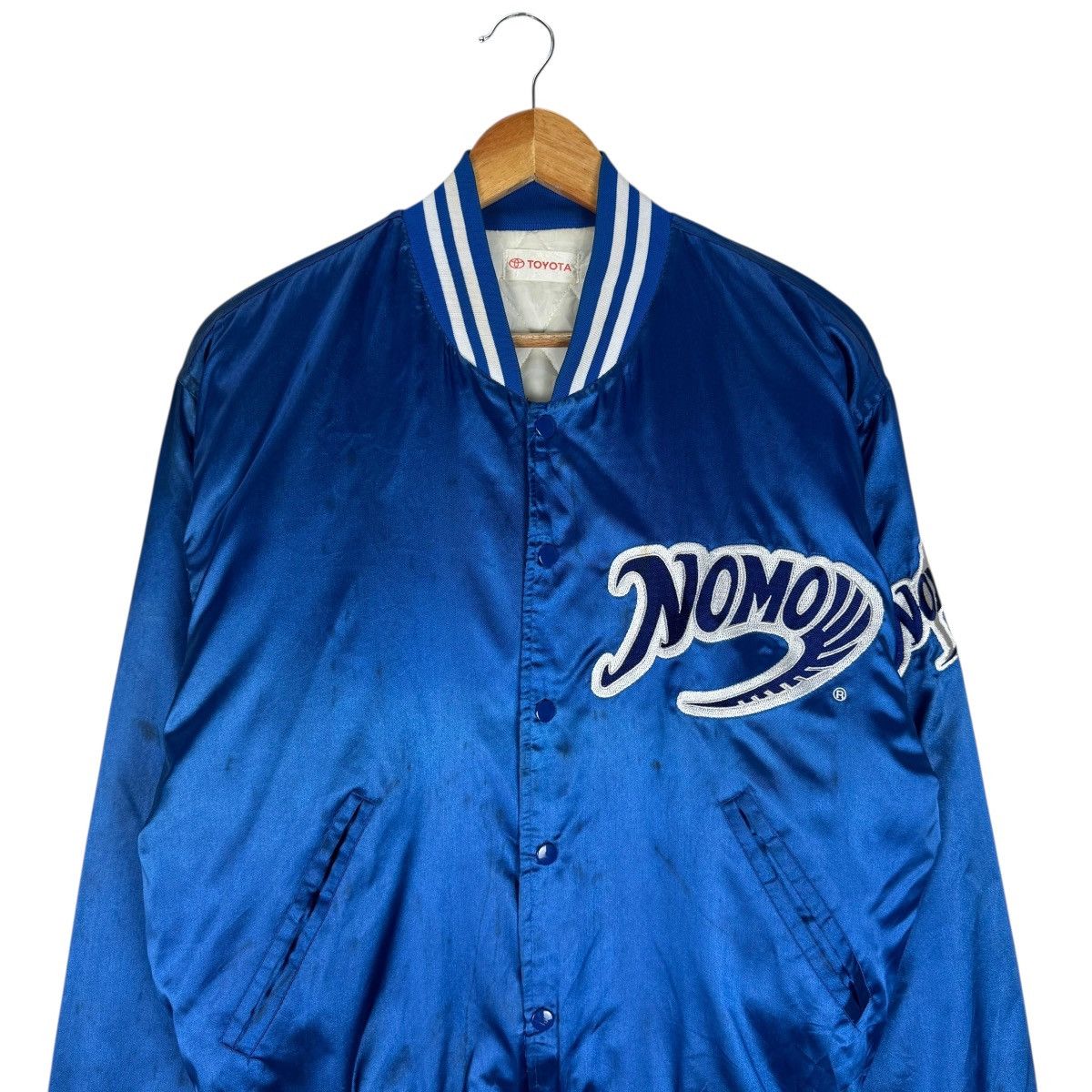 Vintage 🌟90s HIDEO NOMO BASEBALL TOYOTA VARSITY JACKET Size US S / EU 44-46 / 1 - 3 Thumbnail