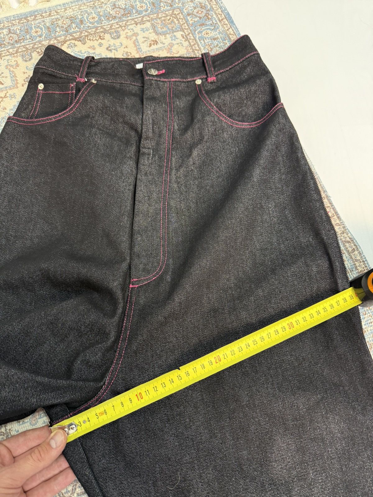 Vaquera Vaquera SS 2019 Baggy Oversized Denim Pants Size US 29 - 13 Thumbnail