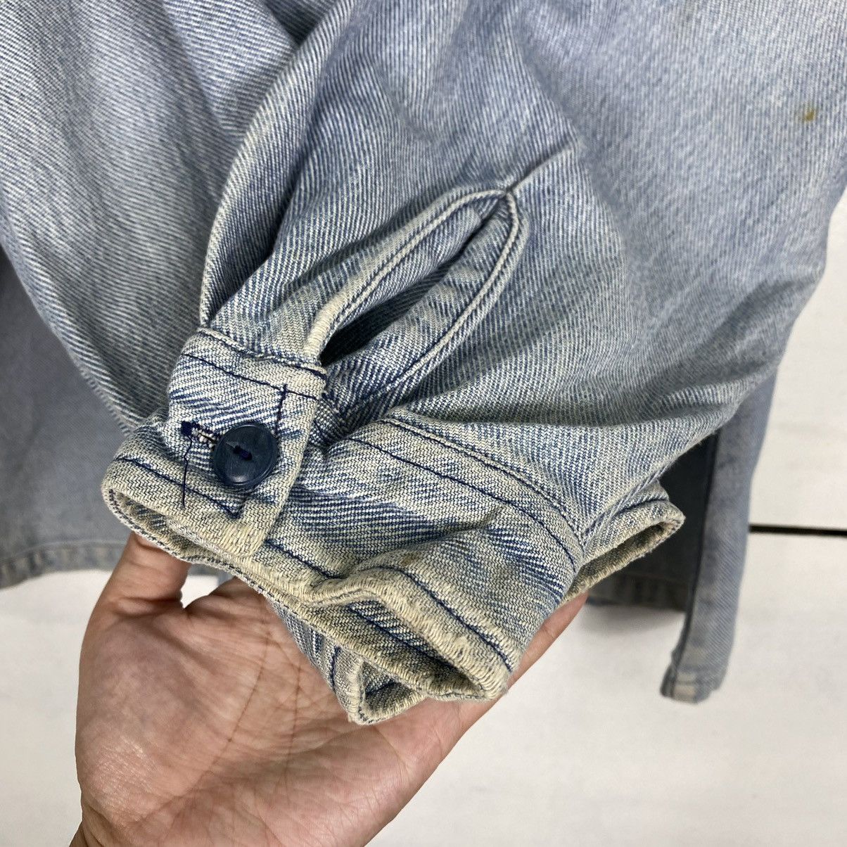 Levi's Levis Faded Blue Button Shirts Size US L / EU 52-54 / 3 - 8 Thumbnail