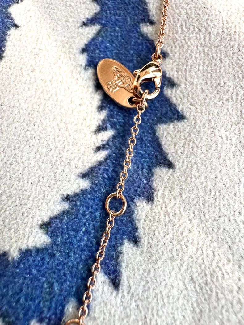 Vivienne Westwood Vivienne Westwood Vintage Pink Cat's Eye Stone Saturn Rose Size ONE SIZE - 4 Thumbnail