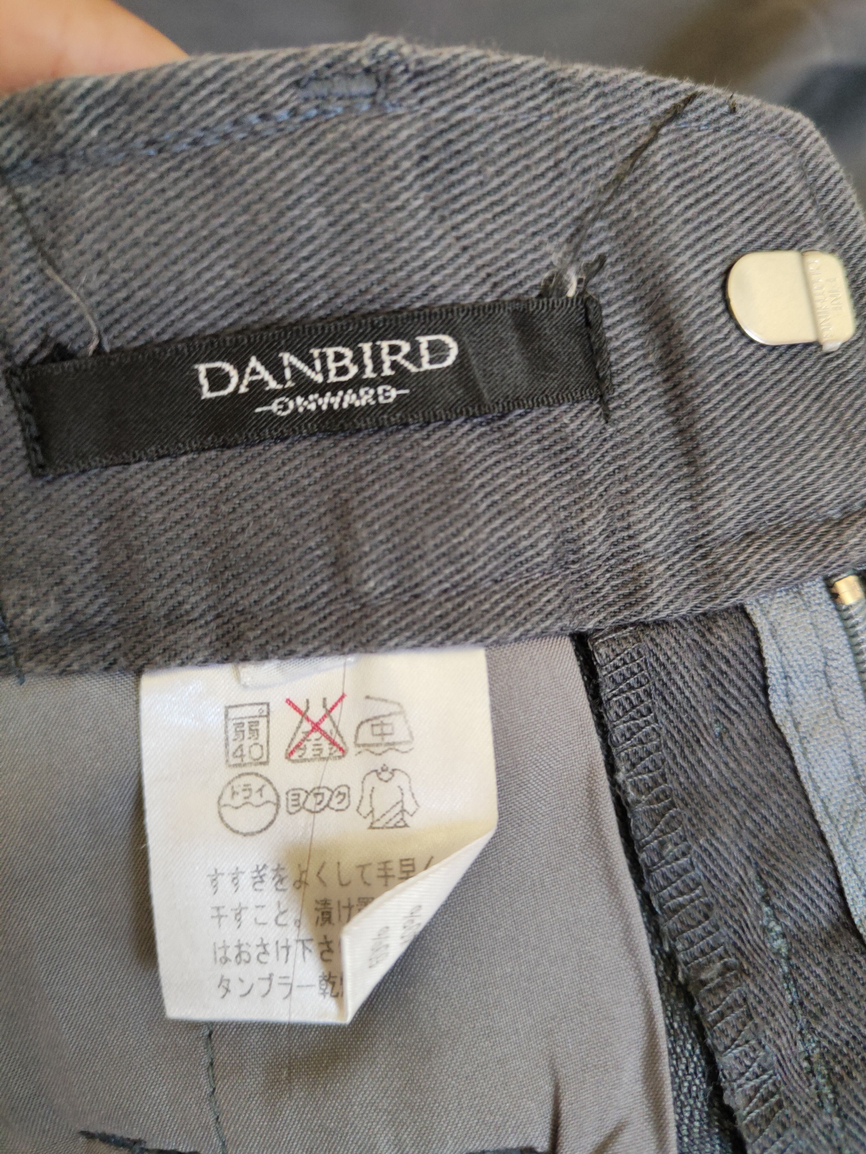Japanese Brand Danbird Gray Faded Multipocket Tactical Cargo Pants #S1745 Size US 28 / EU 44 - 13 Thumbnail