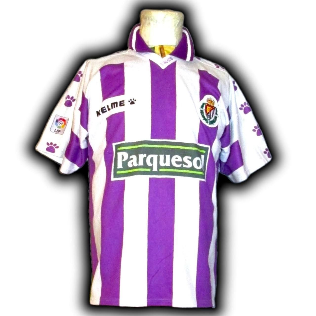 Other Real Valladolid Spain 1995 1996 Home Shirt Jersey Size US L / EU 52-54 / 3 - 3 Thumbnail