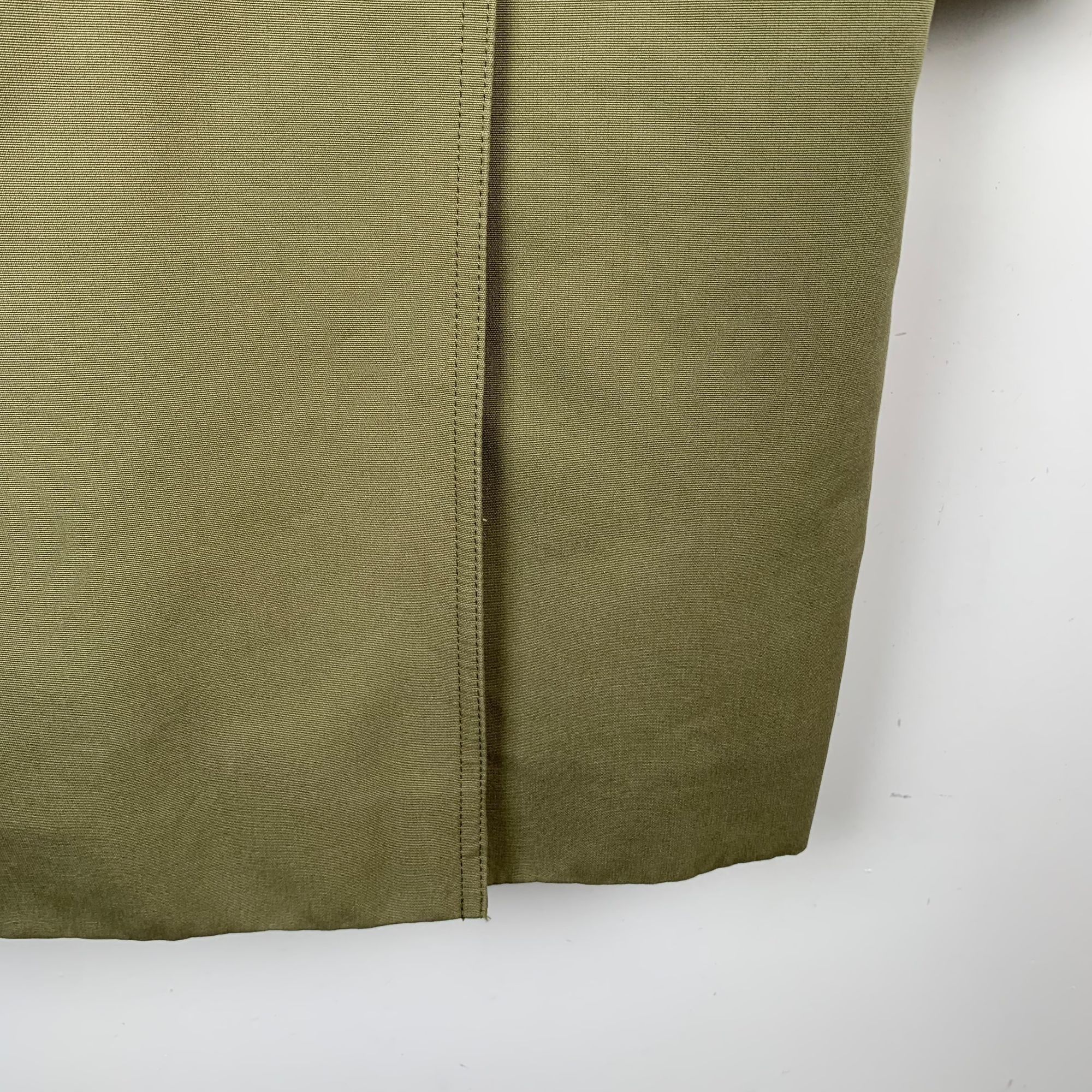 Burberry Burberry Military Green Double-Breasted Trench Coat (Size 4 Size M / US 6-8 / IT 42-44 - 5 Thumbnail