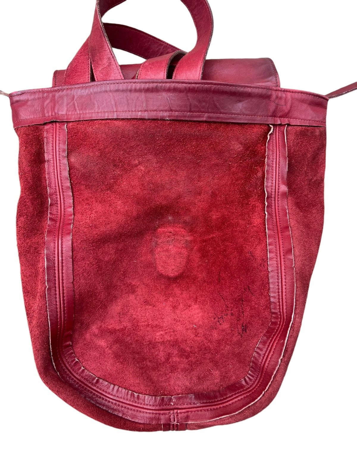 Coach Vintage 90s Coach Faded Patina Leather Backpack Bag Size ONE SIZE - 23 Thumbnail