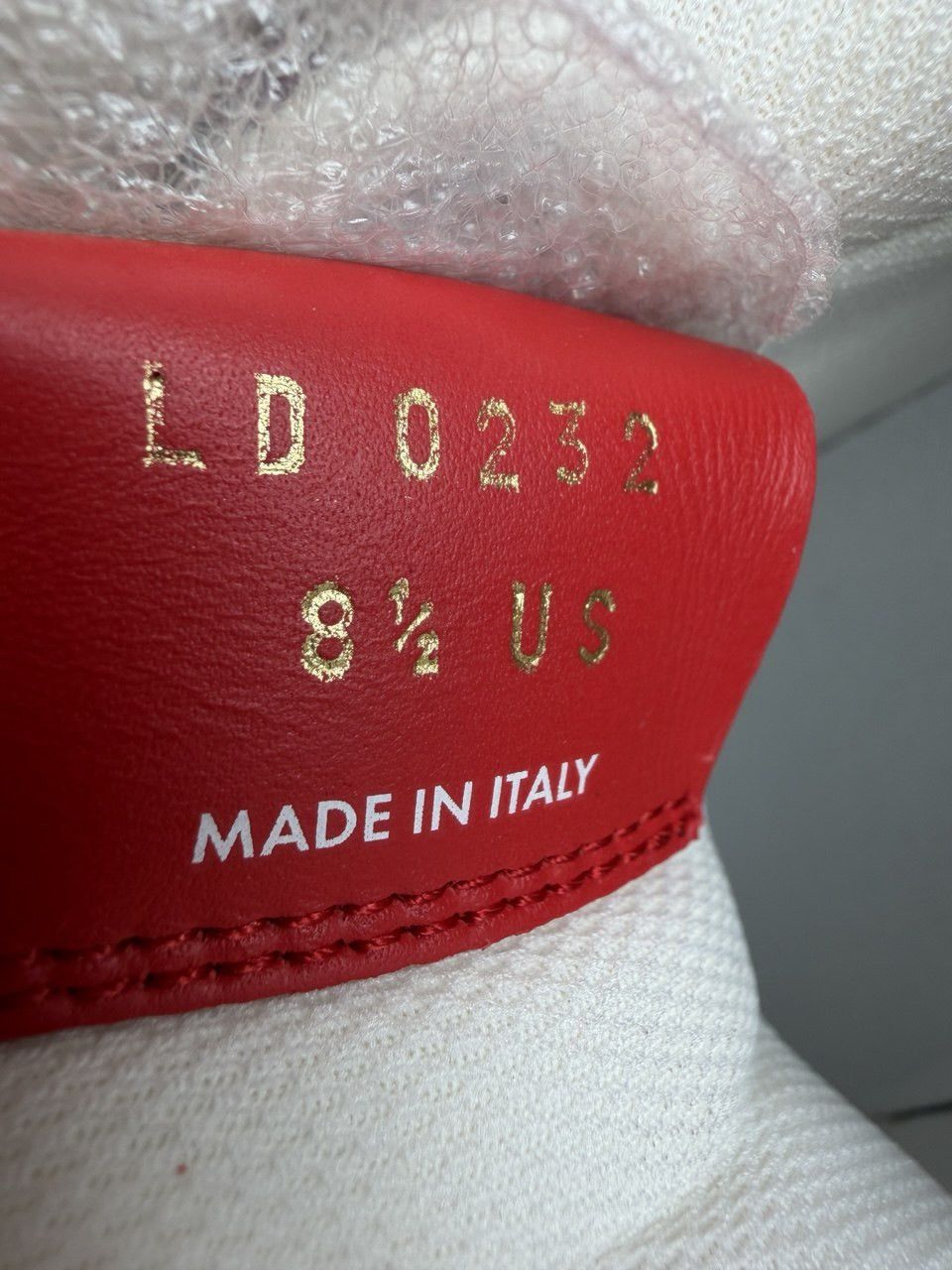 Louis Vuitton Louis Vuitton x Nike Air Force 1 Low White Red Virgil Abloh Size US 8.5 / EU 41-42 - 4 Thumbnail