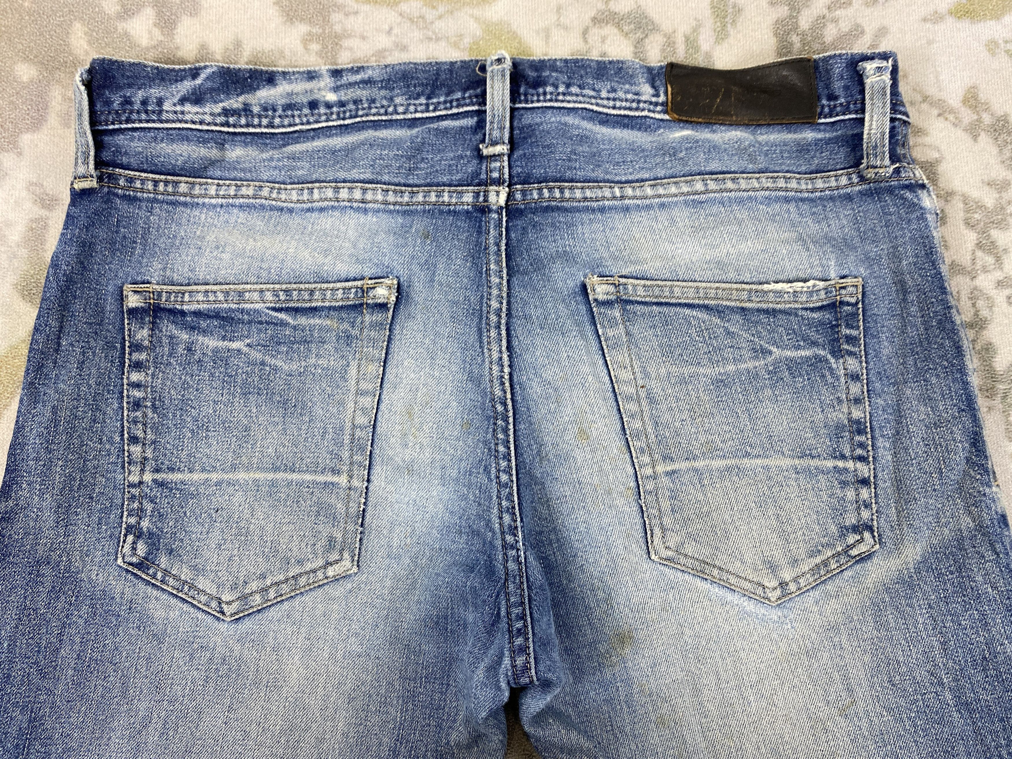 Japanese Brand Japanese Brand Distressed Blue Jeans 35x32 Denim- JN3627 Size US 35 - 4 Thumbnail