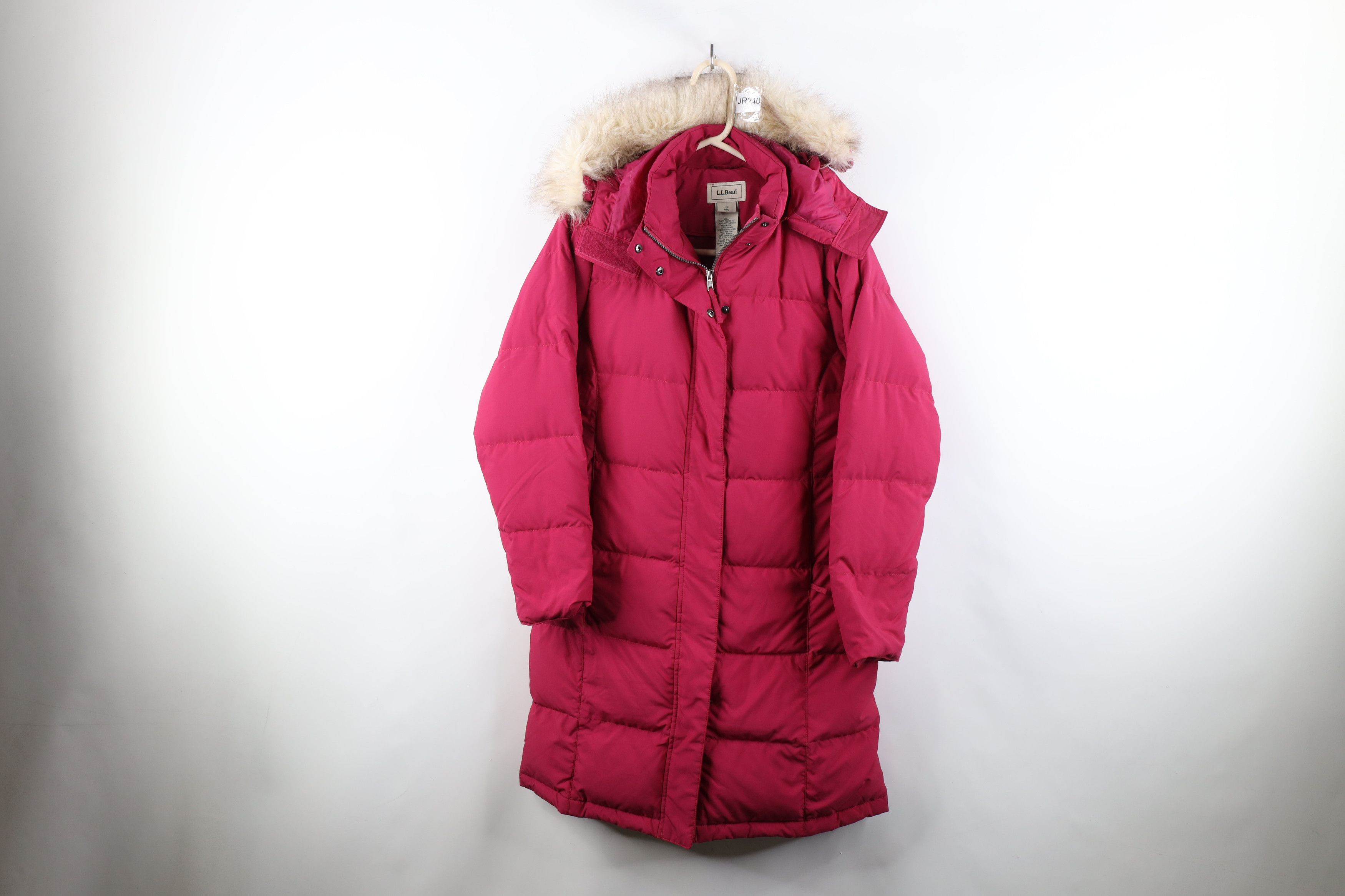 L.L. Bean × Vintage Vintage LL Bean Insulated Hooded Puffer Parka Jacket Pink Size S / US 4 / IT 40 - 1 Thumbnail