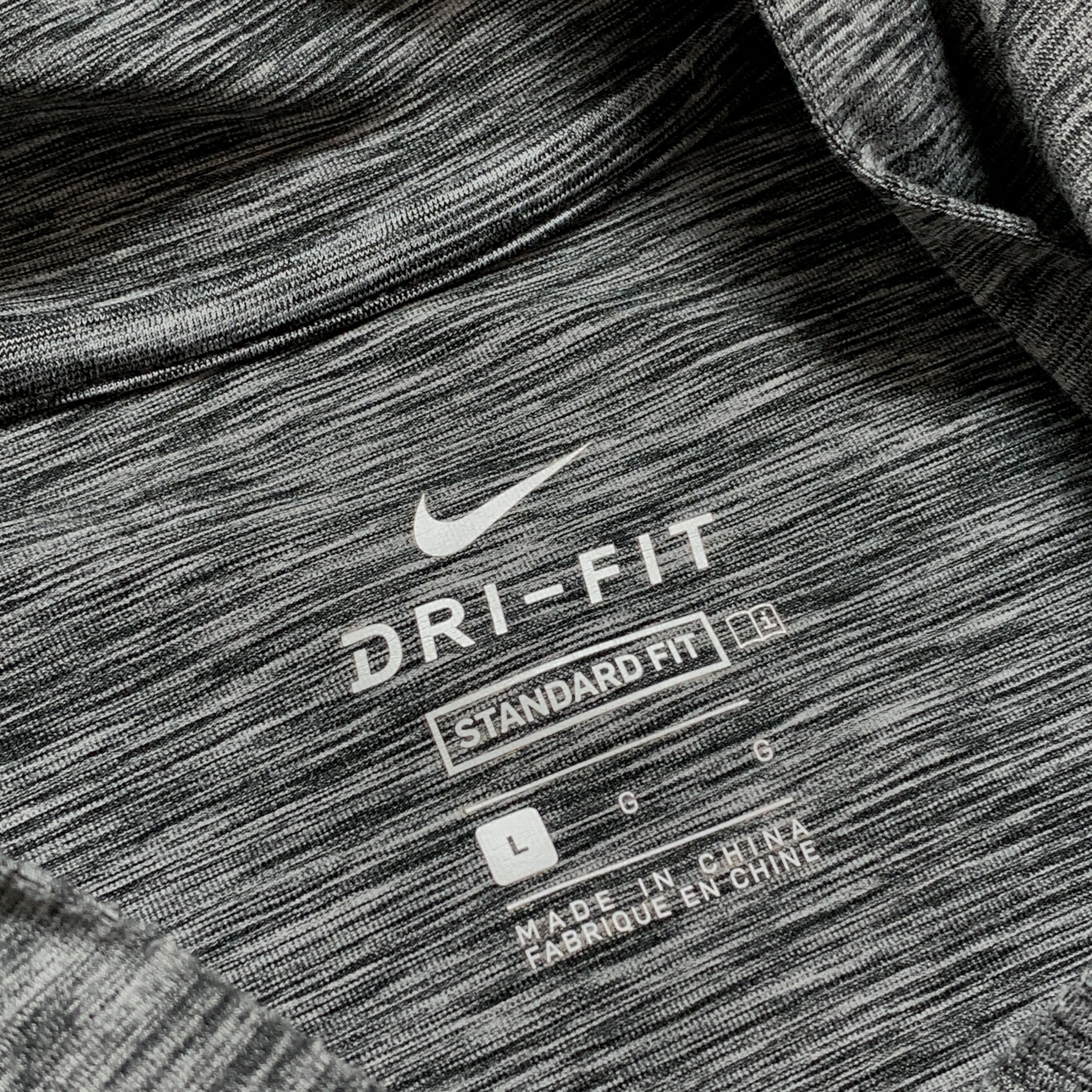 Nike Nike Dri-Fit M Nk Grey Zip Hoodie Running Swoosh Size L Size US L / EU 52-54 / 3 - 6 Thumbnail
