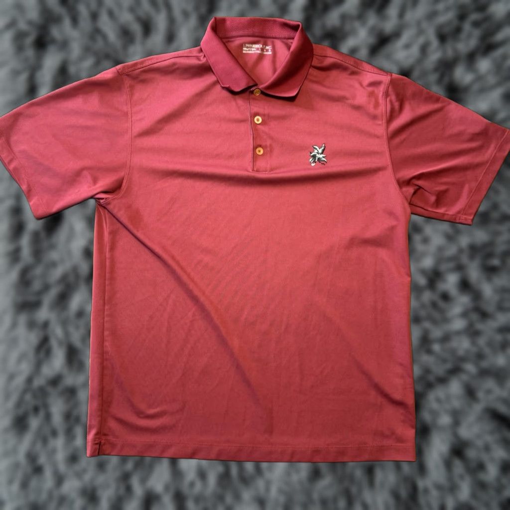 johnnie-O Nike Men's Polo Shirt Short Sleeve Laurel Valley Golf Club Logo Large Size US L / EU 52-54 / 3 - 1 Thumbnail