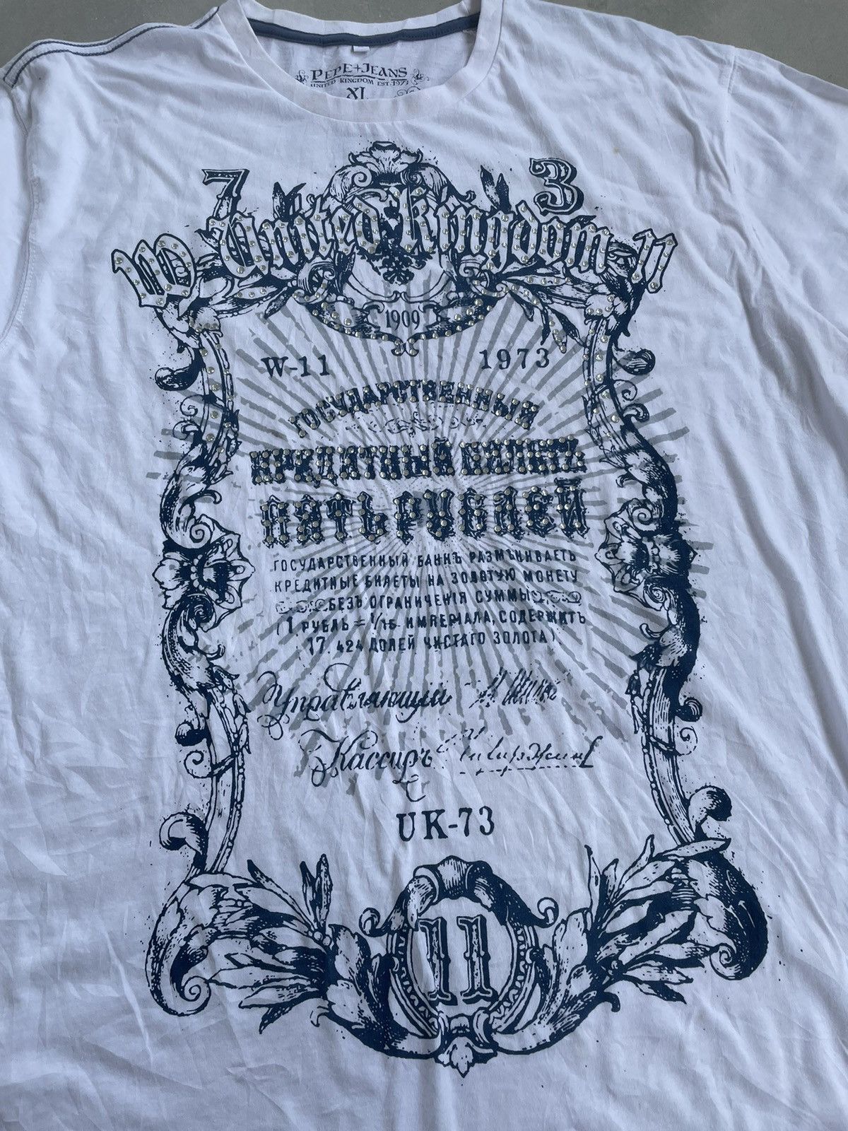 Affliction × Pepe Jeans PEPE JEANS TEE Size US XL / EU 56 / 4 - 2 Thumbnail