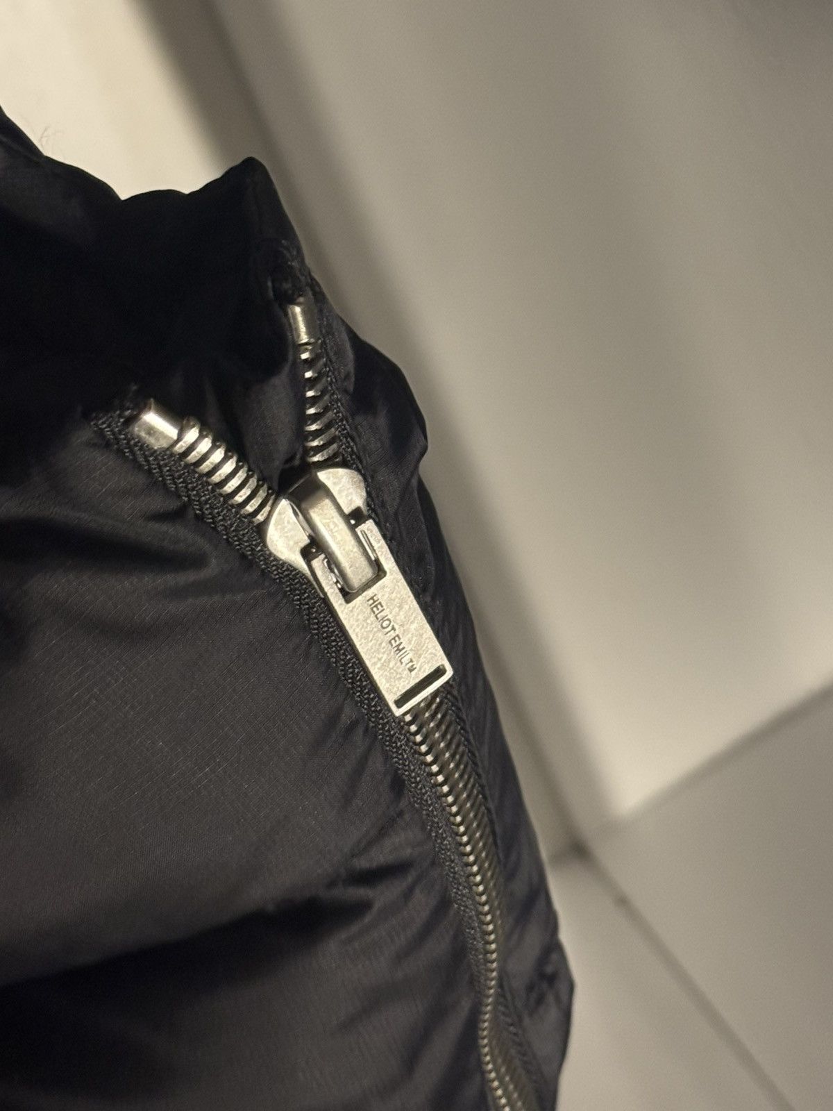 ✅Heliot Emil Black Padded Asymmetric Vest 50