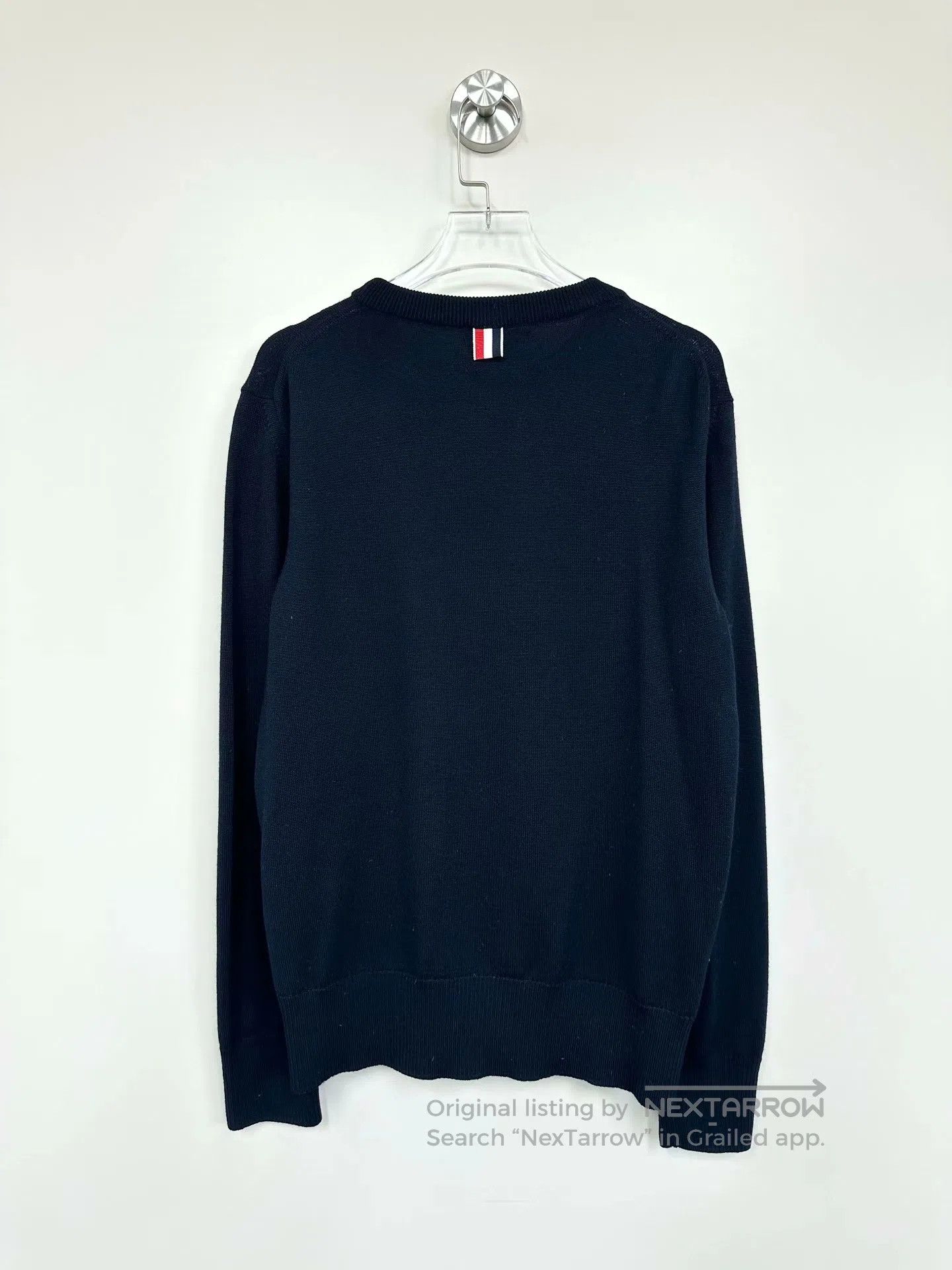 Thom Browne Thom Browne Deep Blue Classic Striped Knit Sweater| Size US XS / EU 42 / 0 - 2 Thumbnail