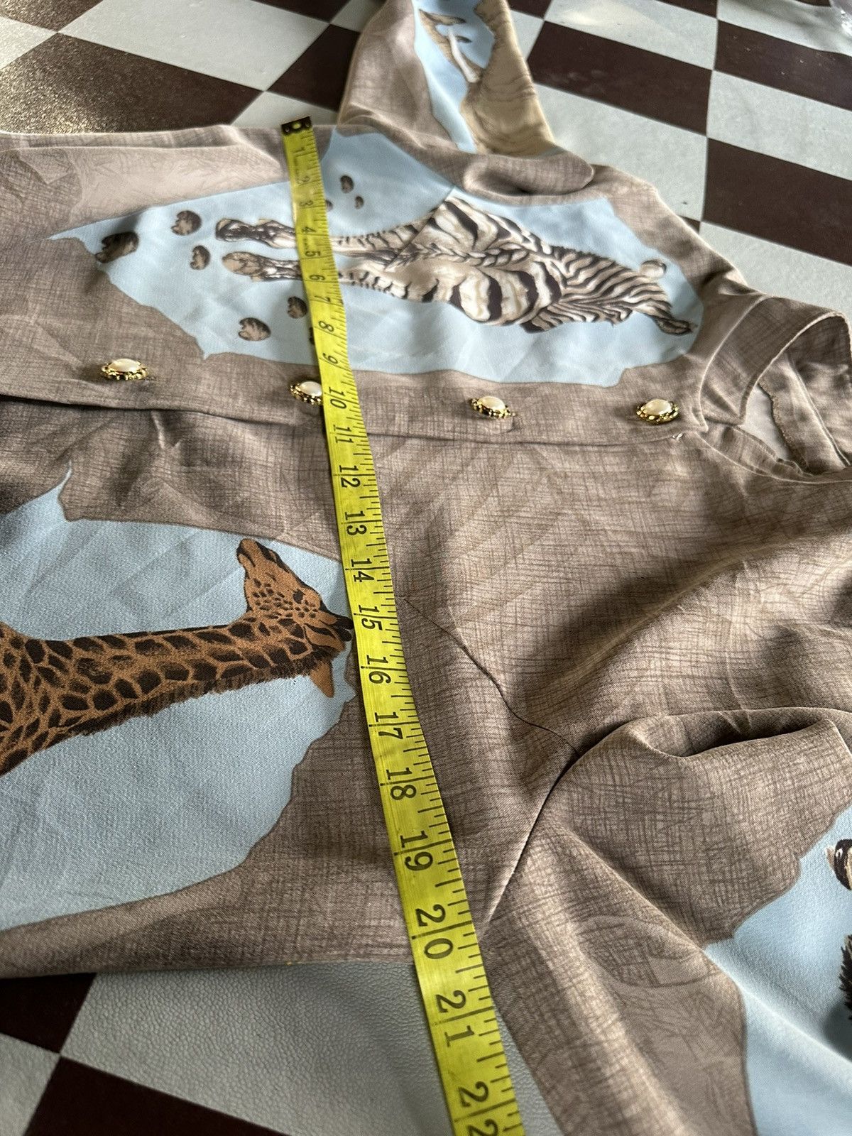 Japanese Brand animal printed silks shirts Size M / US 6-8 / IT 42-44 - 6 Thumbnail