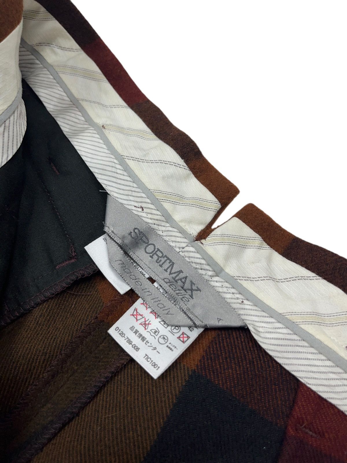Max Mara × Sportmax × Vintage Vintage Sportmax Defile Max Mara Wool Angora Wide Pants Size 30" / US 8 / IT 44 - 9 Thumbnail