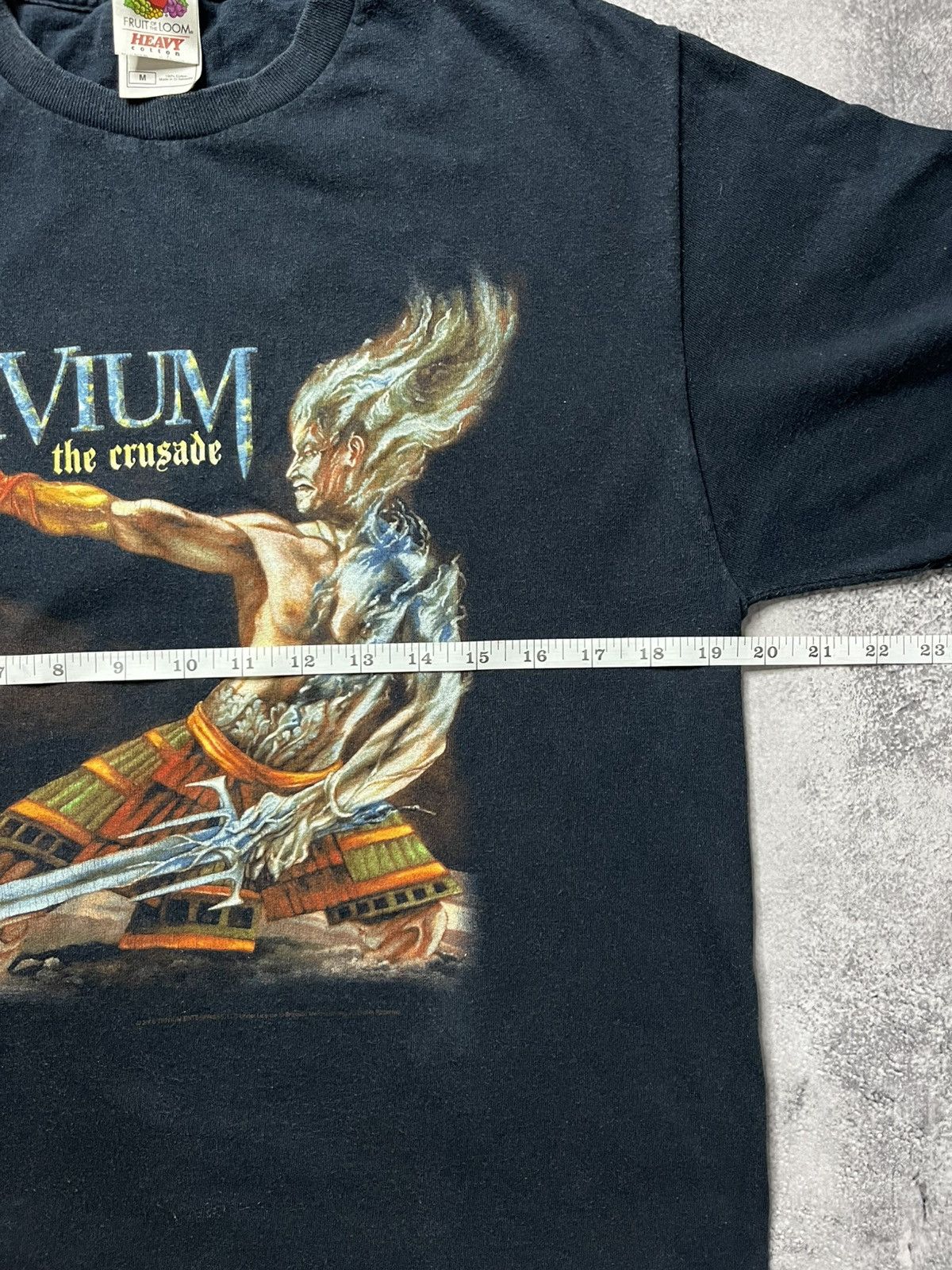 Fruit Of The Loom Vintage 00’s Trivium The Crusade Shirt Men’s M Size US M / EU 48-50 / 2 - 11 Thumbnail
