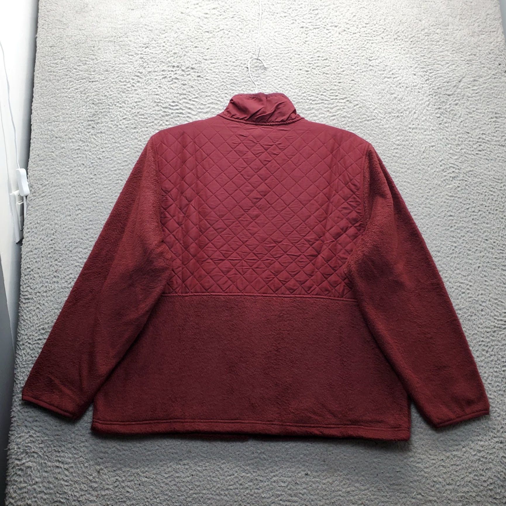 Eddie Bauer Eddie Bauer Zip Up Polar Fleece Jacket Womens XXL Red Jacket Size XXL / US 16-18 / IT 52-54 - 2 Thumbnail