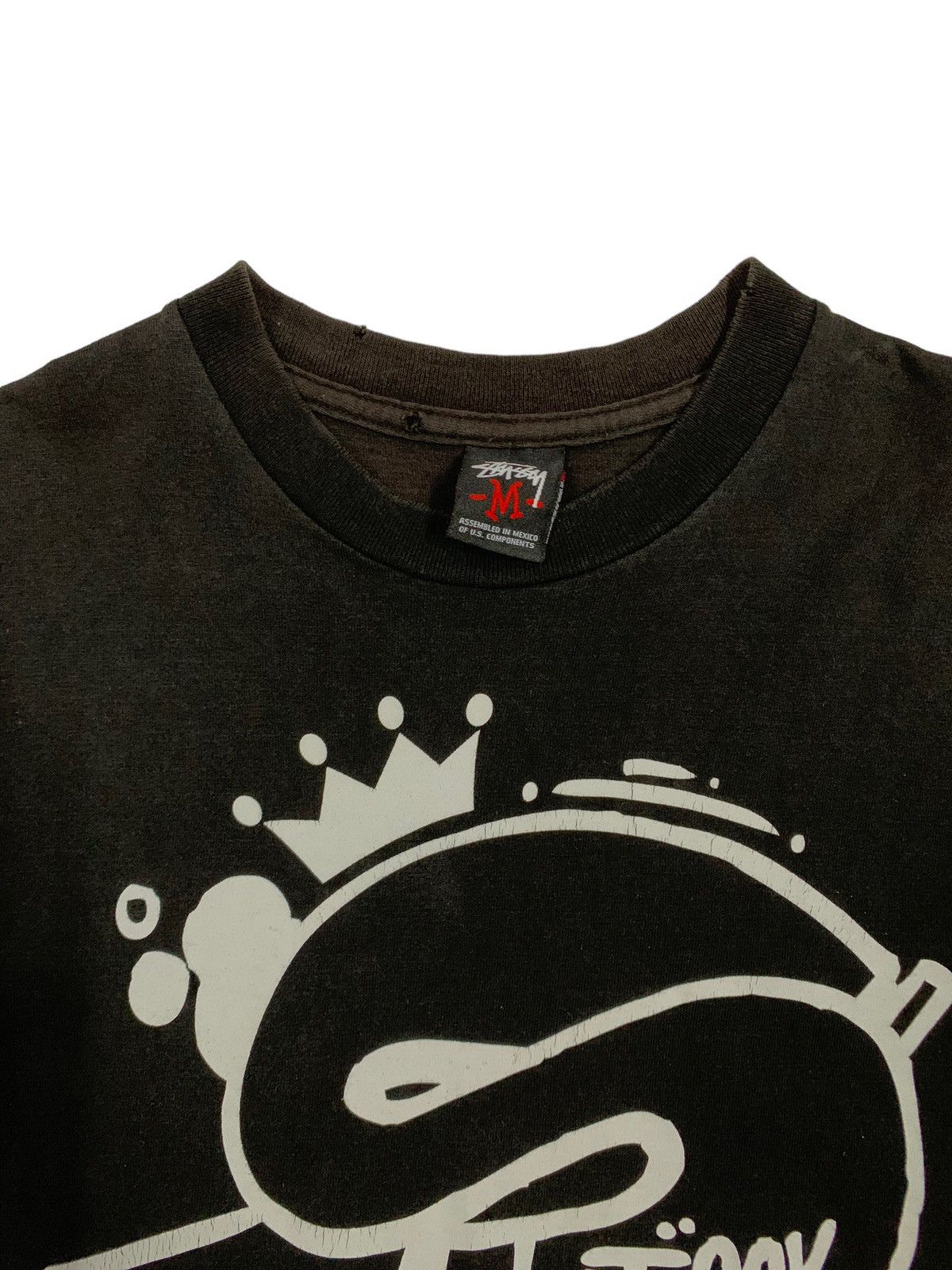 Stussy Vintage Stussy Graphic Logo Printed T-shirt Made in Mexico Size US M / EU 48-50 / 2 - 4 Thumbnail