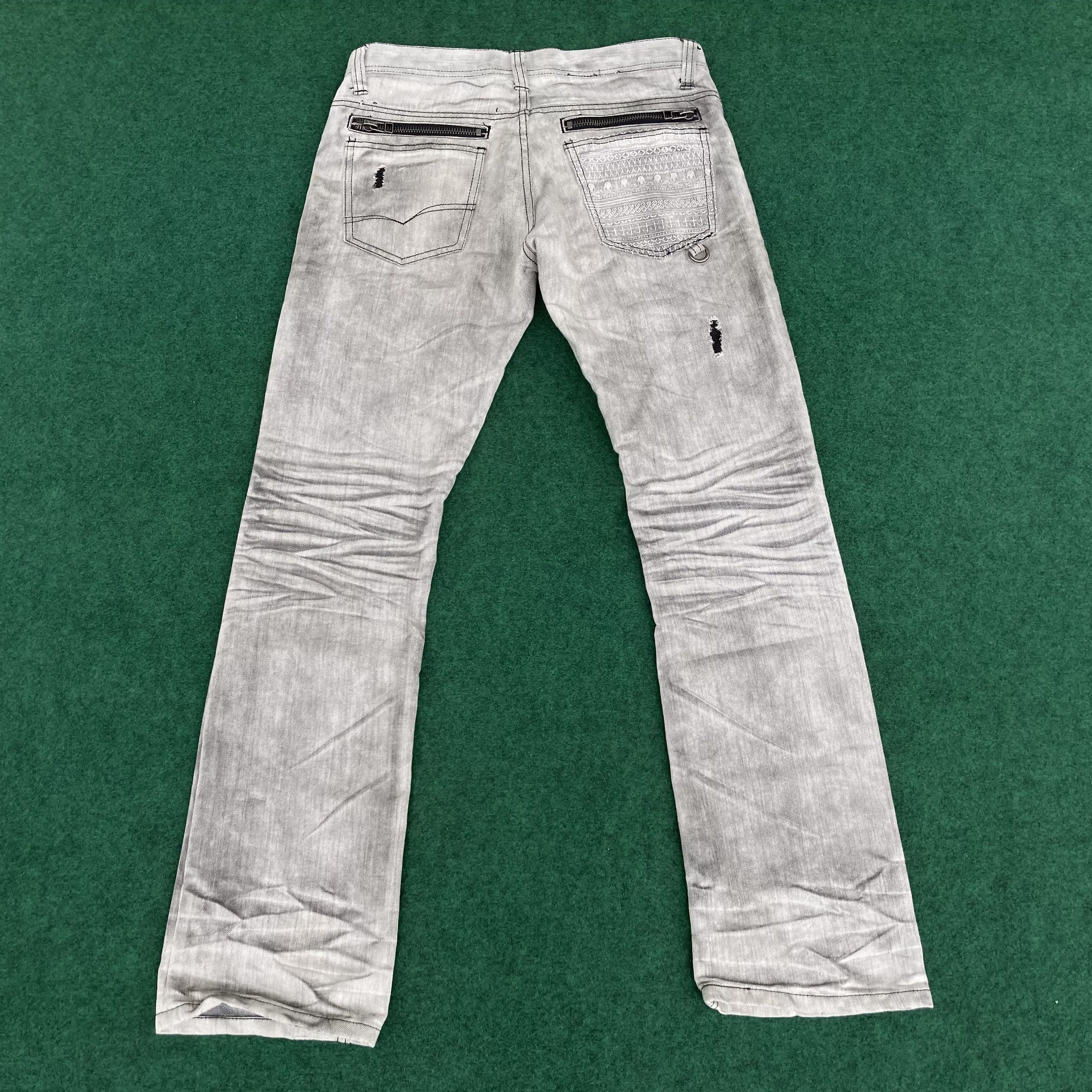 In The Attic × Japanese Brand Vtg In The Attic Pant Jeans Trouser Punk Style Streetwear Size US 32 / EU 48 - 7 Thumbnail