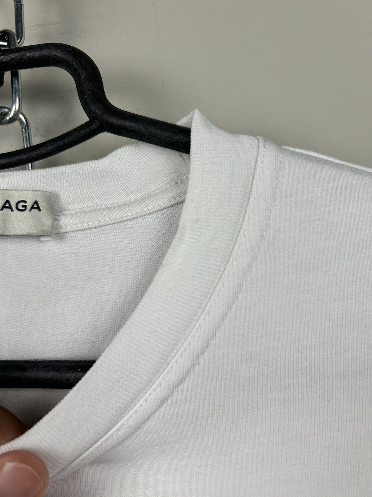 Balenciaga Balenciaga Homme Logo T shirt White Size US S / EU 44-46 / 1 - 12 Thumbnail