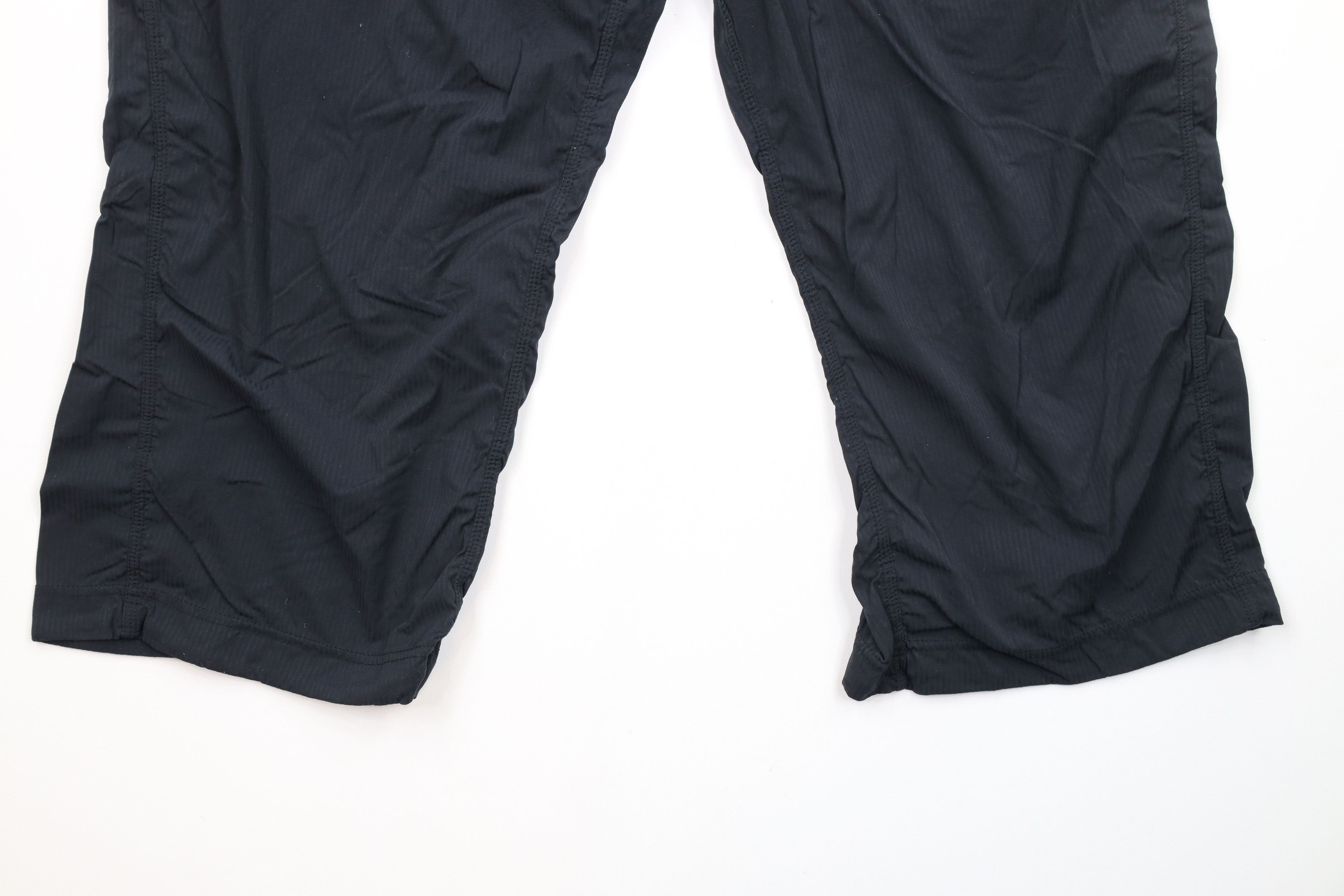 Lululemon × Vintage Lululemon Striped Dance Studio Cropped Capris Pants Black Size 32" / US 10 / IT 46 - 4 Thumbnail