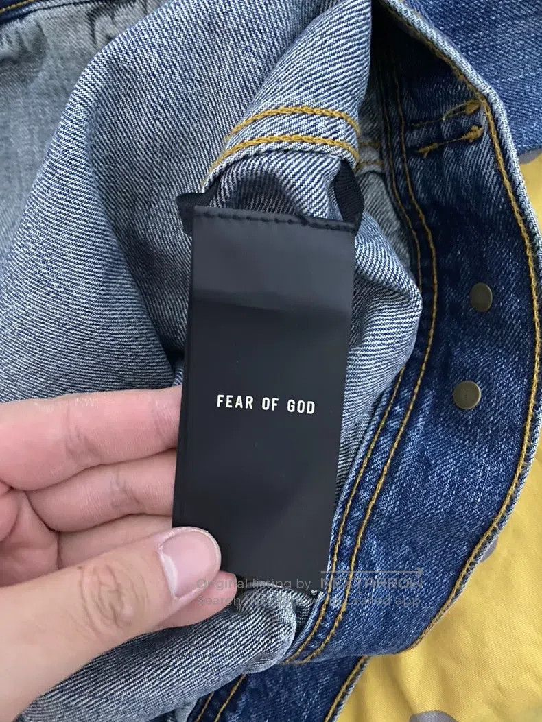 Fear of God Fear of God Three-year washed denim jacket Size US S / EU 44-46 / 1 - 4 Thumbnail