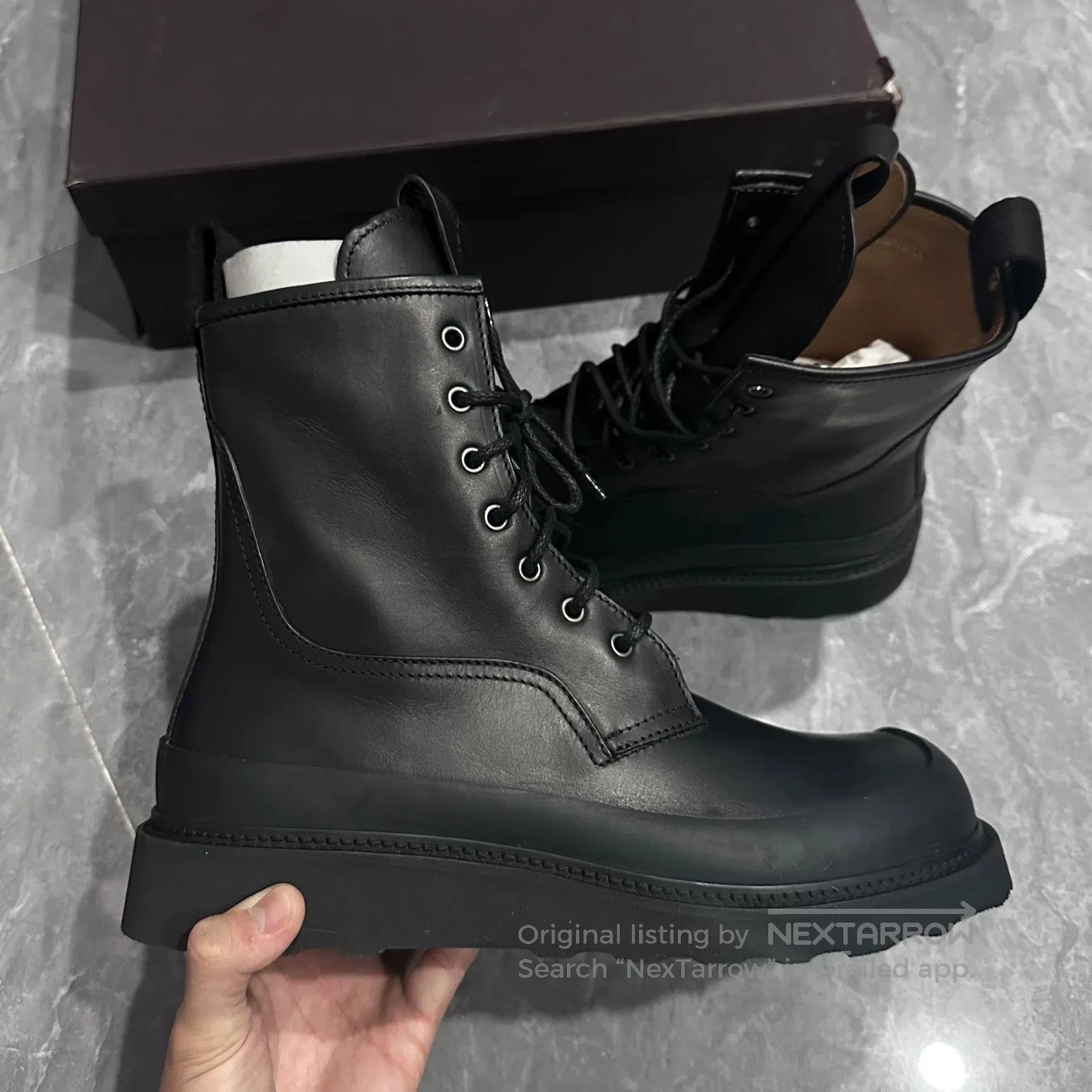 Bottega Veneta High-Cut Chelsea Boots.