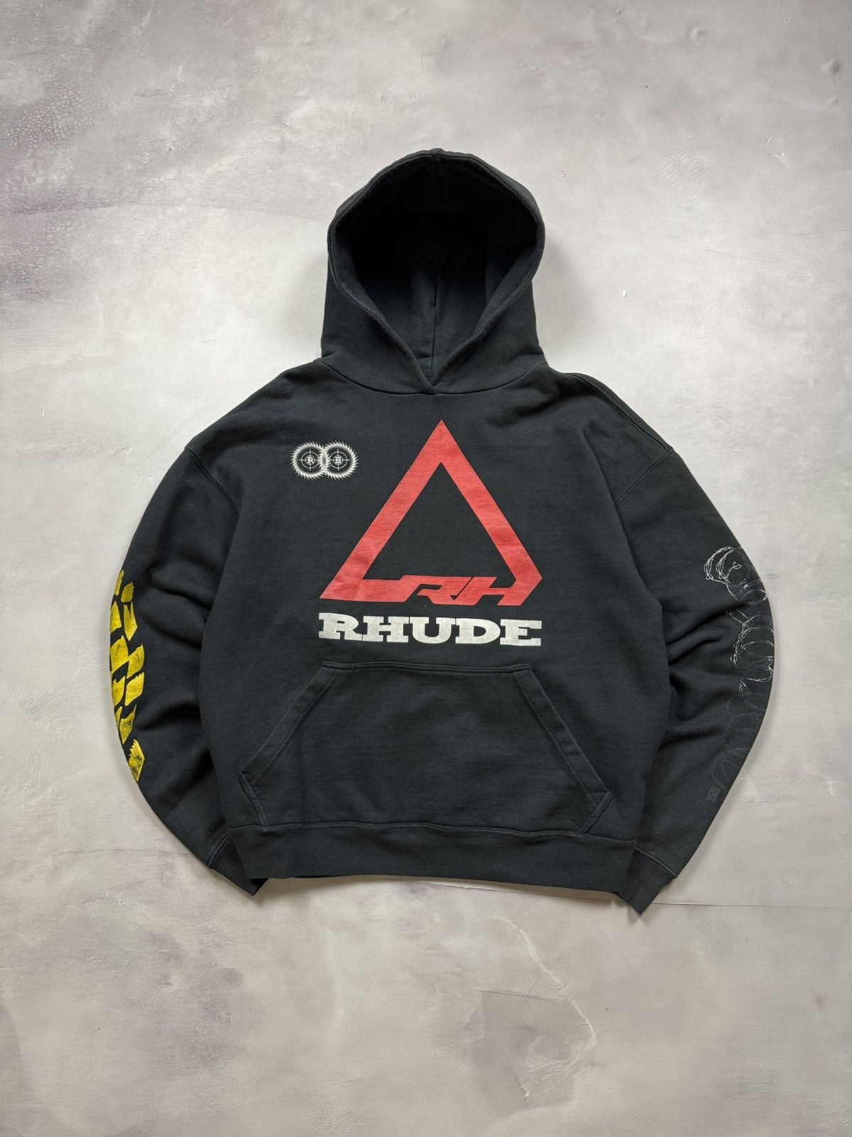 Rhude Honda Logo Hoodie(Black/Boxy L)