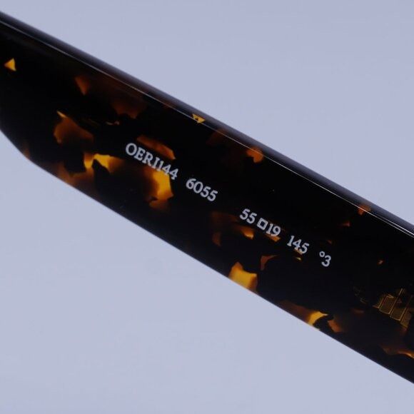 Off-White Off-White OERI144 HILO 6055 Sunglasses Havana Cat Eye Frame Size ONE SIZE - 9 Thumbnail