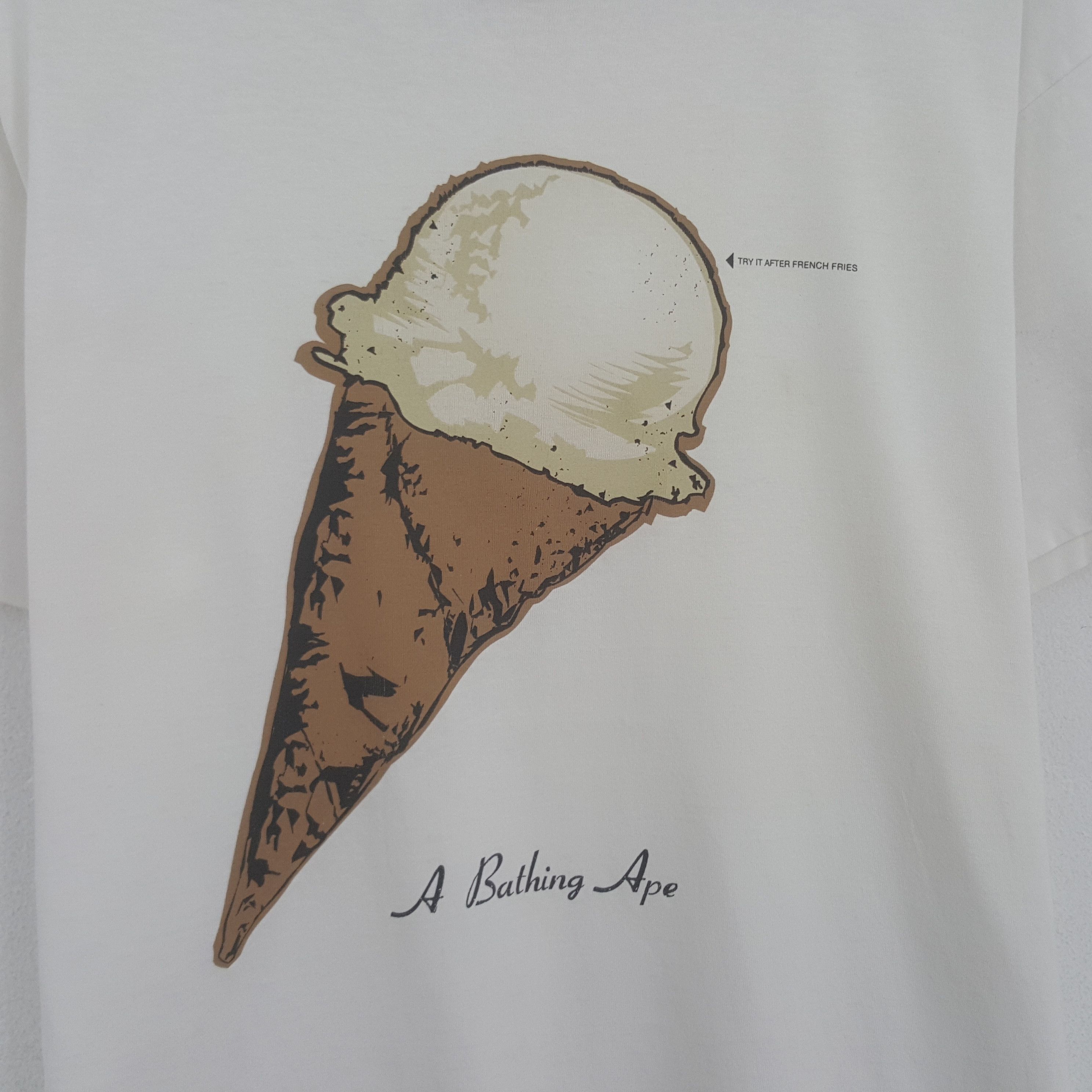 Bape × Vintage Vintage A Bathing Ape Ice cream Tshirt Size US M / EU 48-50 / 2 - 2 Thumbnail