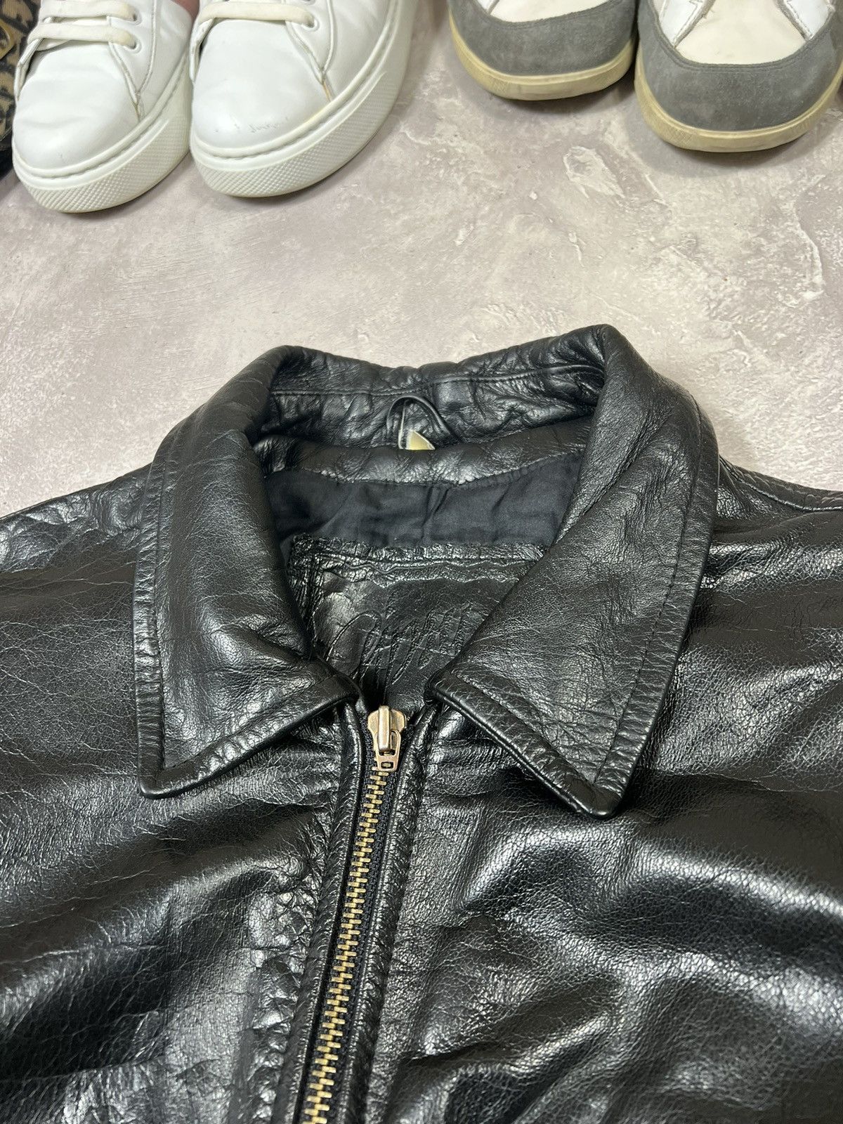 Vintage Vintage Y2k Leather Jacket Size US S / EU 44-46 / 1 - 4 Thumbnail