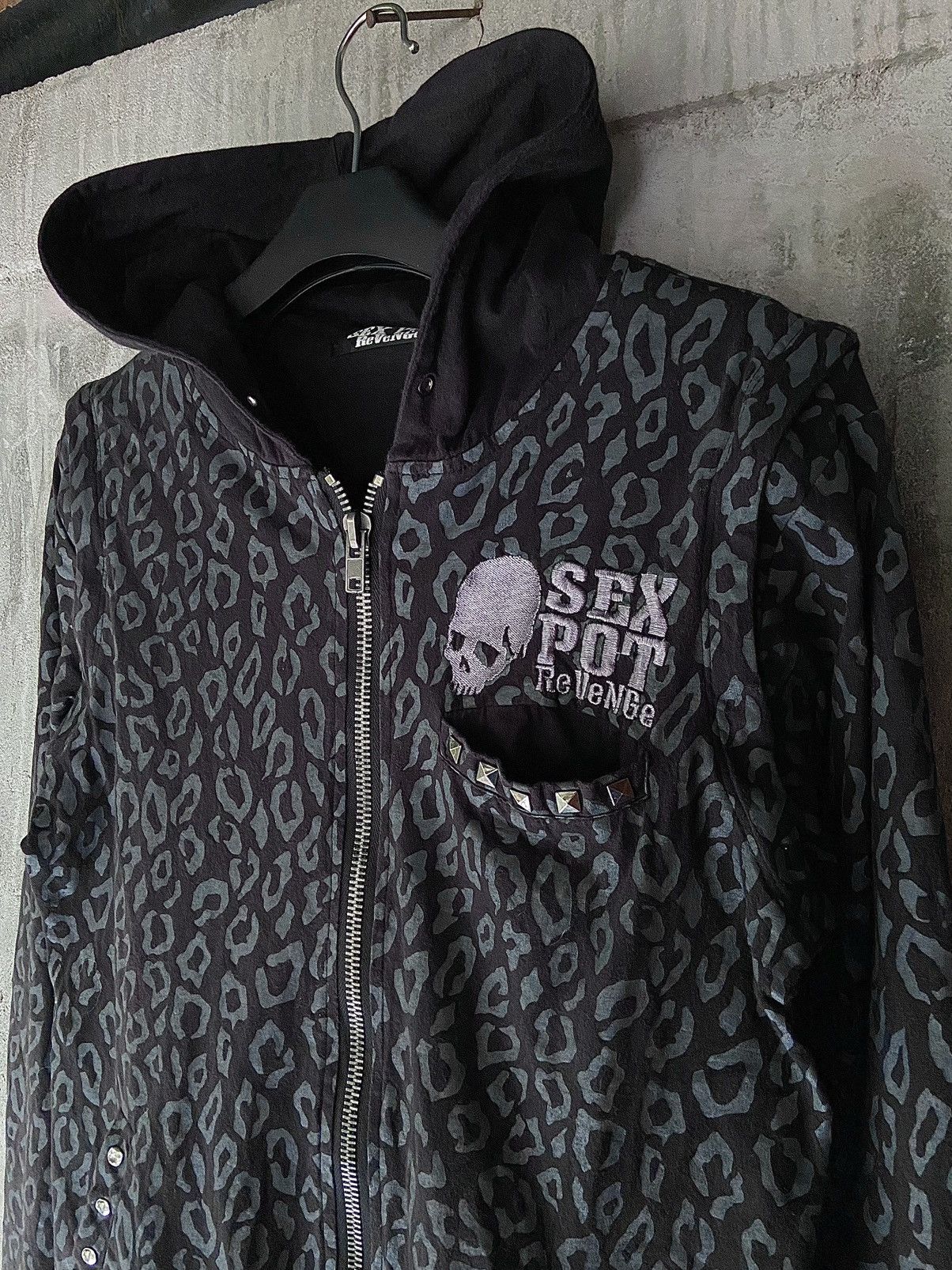 Sex Pot ReVeNGe SEX POT REVENGE PUNK ZIP HOODIE & CAN BE VEST JACKET Size US S / EU 44-46 / 1 - 5 Thumbnail
