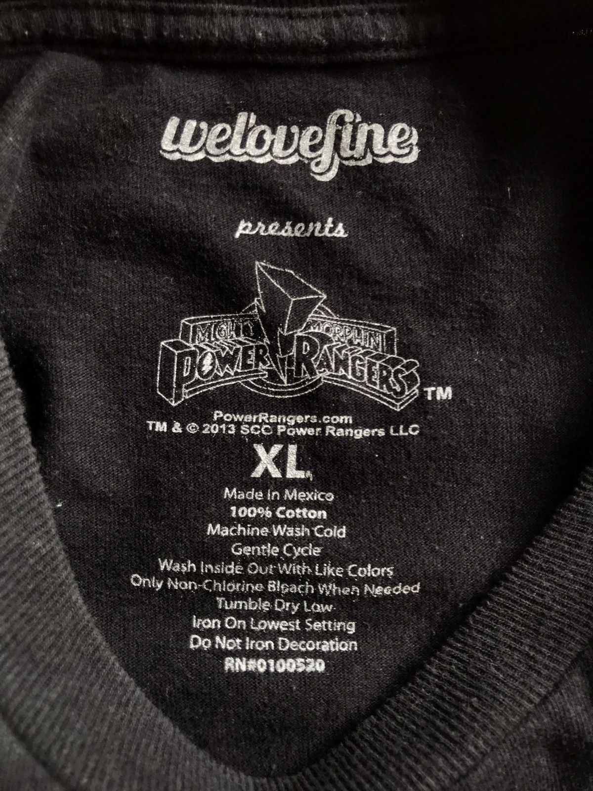Japanese Brand × Vintage POWER RANGERS Black T Shirt Size US XL / EU 56 / 4 - 4 Thumbnail