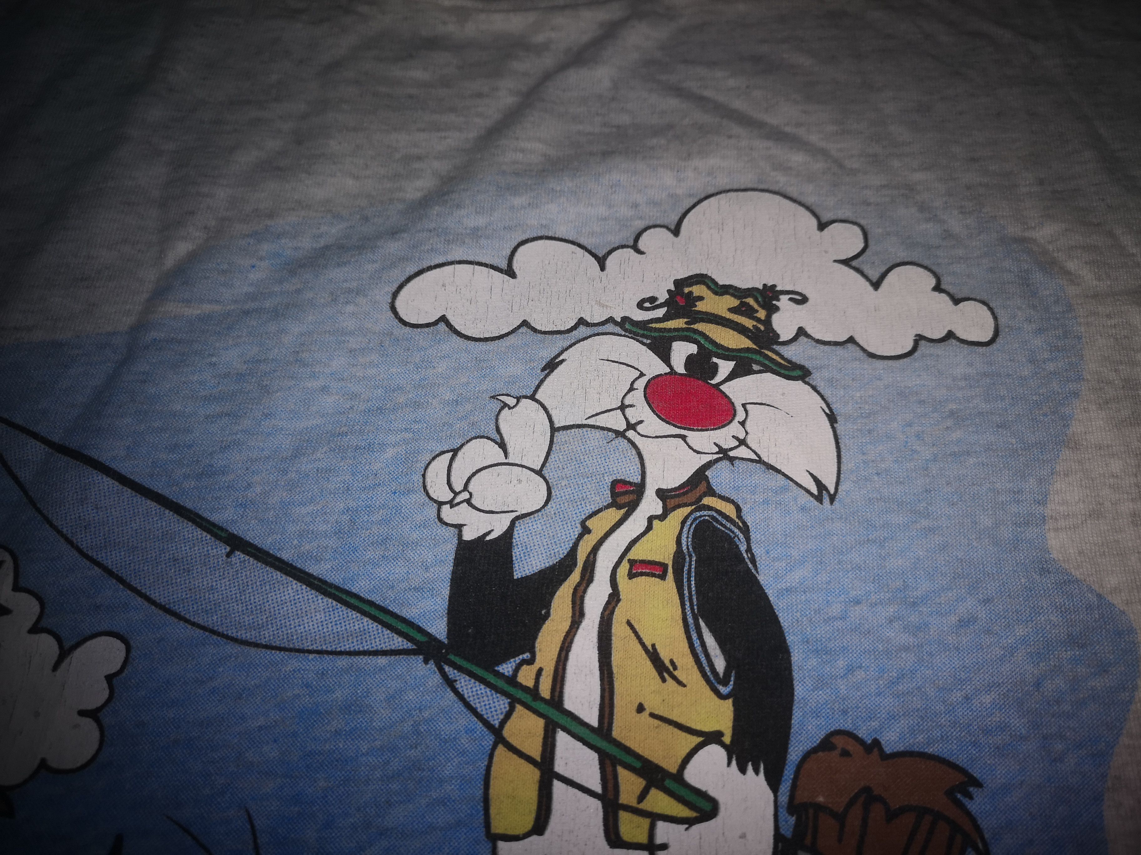 Cartoon Network × Vintage × Warner Bros Vintage 90s Looney Tunes Sylvester The Cat Warner Bros Shirt Size US XXL / EU 58 / 5 - 8 Thumbnail