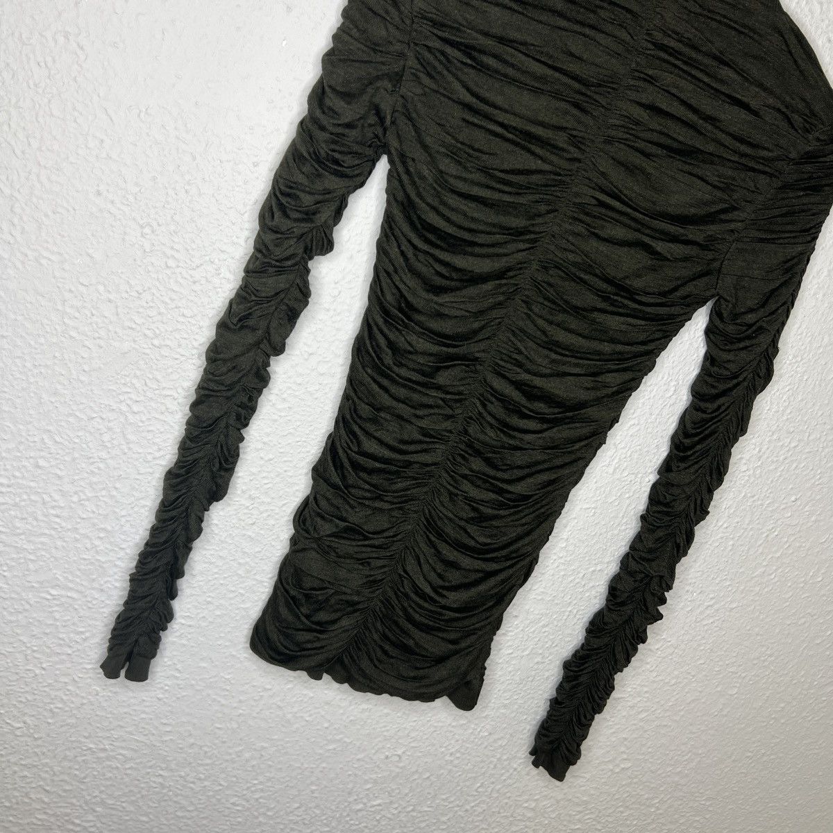 Burberry × Burberry Prorsum × Designer Burberry Prorsum Blouse Longsleeve Draping Wool Silk Size S / US 4 / IT 40 - 7 Thumbnail