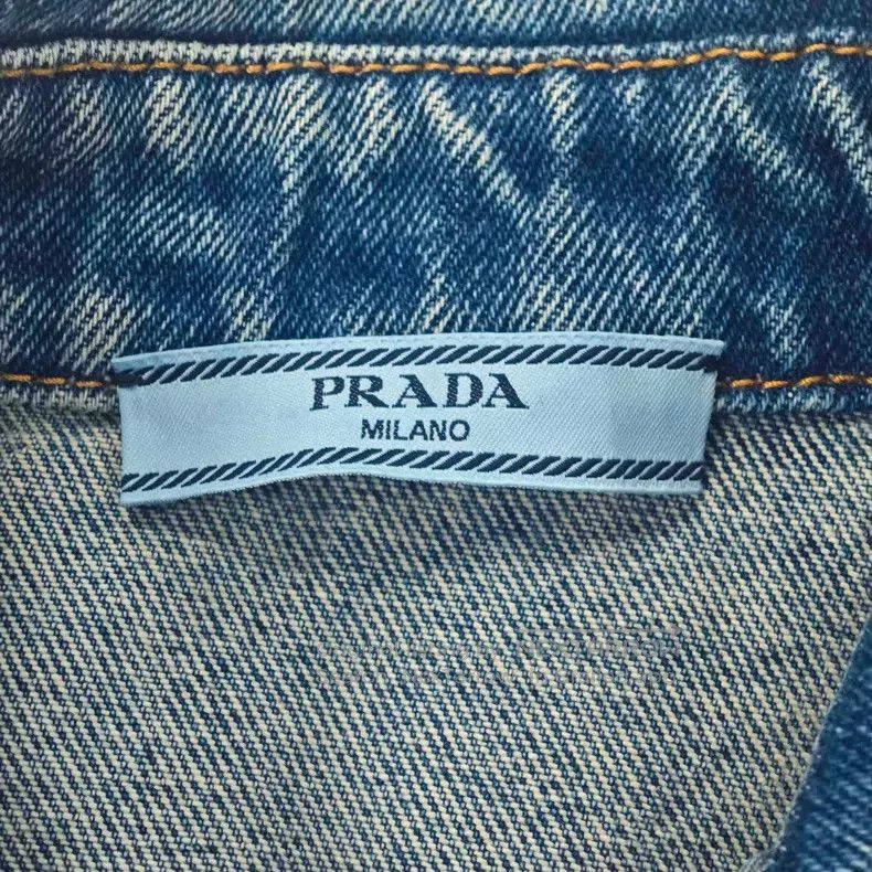 Prada Prada Blue washed sleeveless denim jacket Size XS / US 0-2 / IT 36-38 - 5 Thumbnail