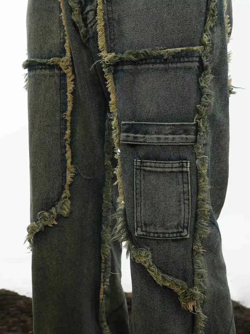Japanese Brand Flared Style Denim Jeans Size US 32 / EU 48 - 3 Thumbnail