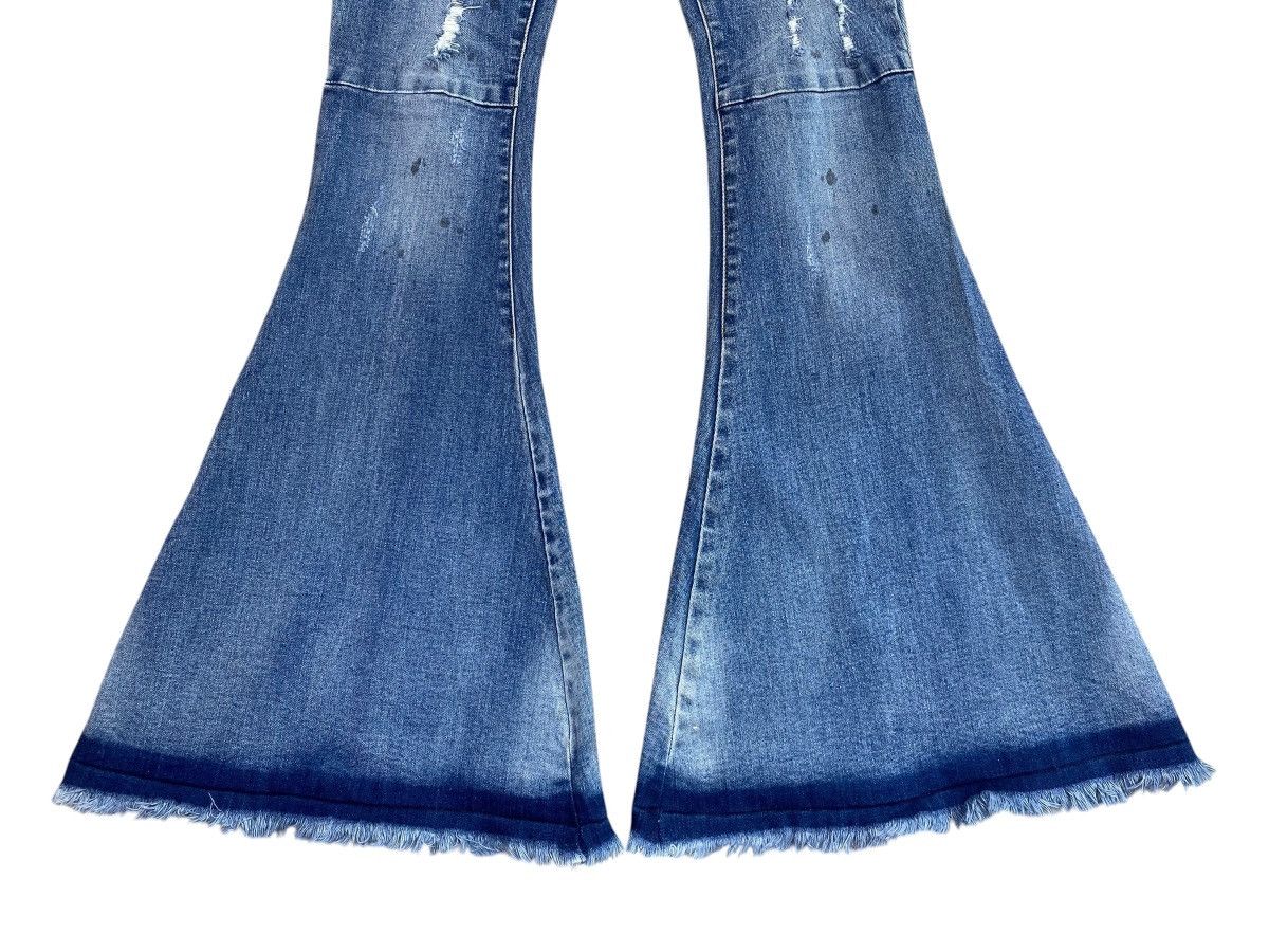 Other Japanese Brand Retro Raw Hem Style Bell Bottom Jeans Size US 26 / EU 42 - 9 Thumbnail